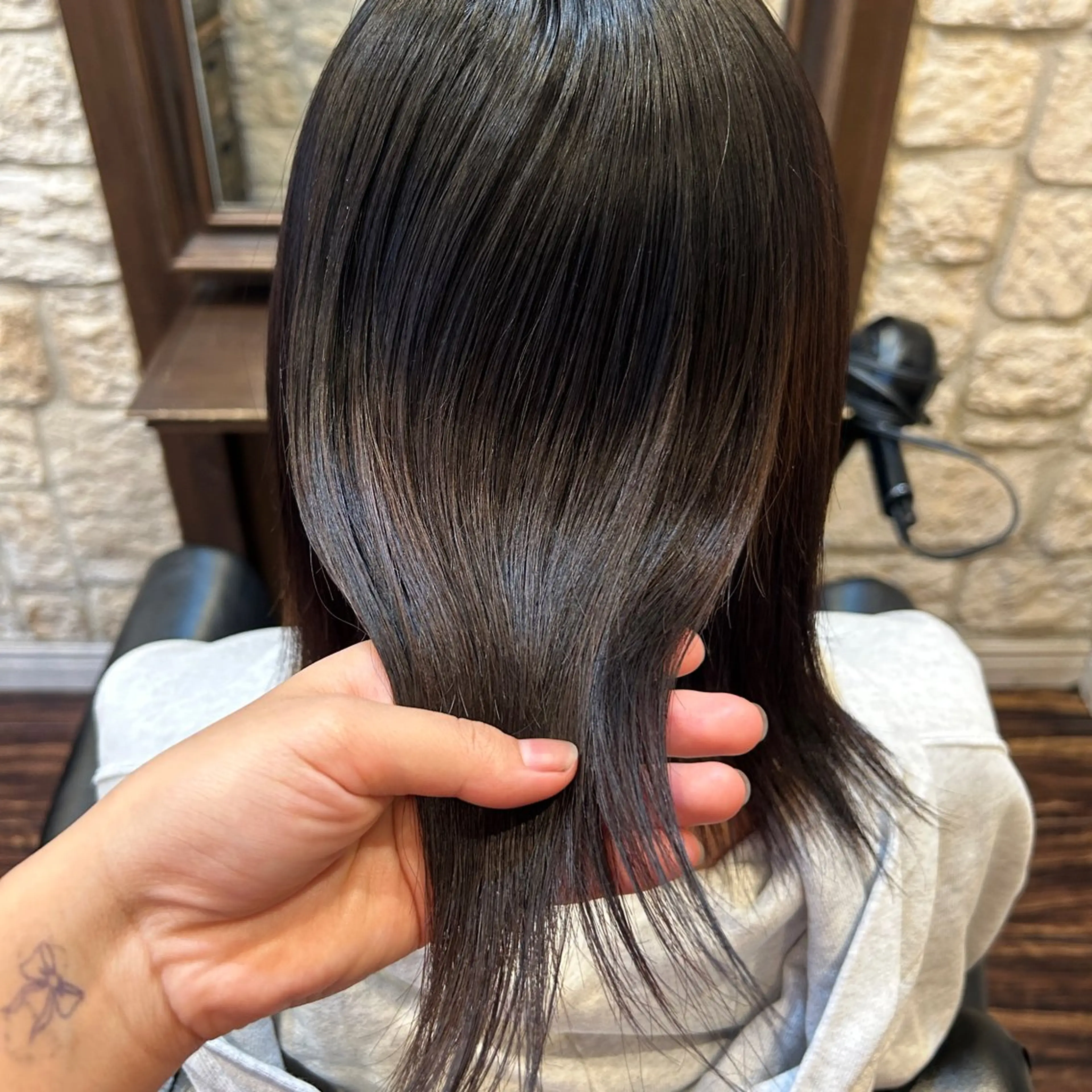ミディアム 縮毛矯正 MIKU ♡彡のヘアスタイル