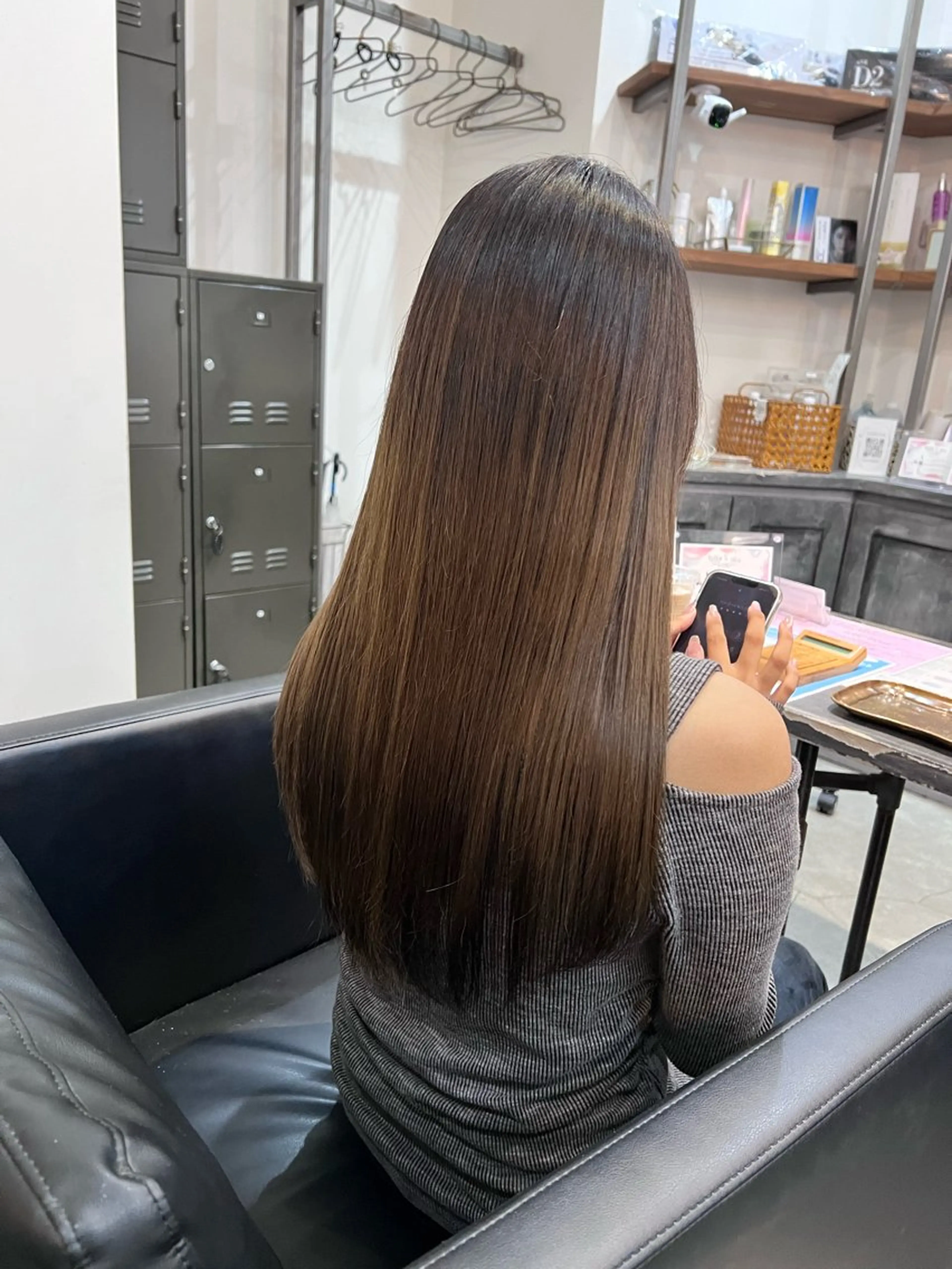 ロング カット 縮毛矯正 髪質改善／艶髪 💎Ryoka💎のヘアスタイル