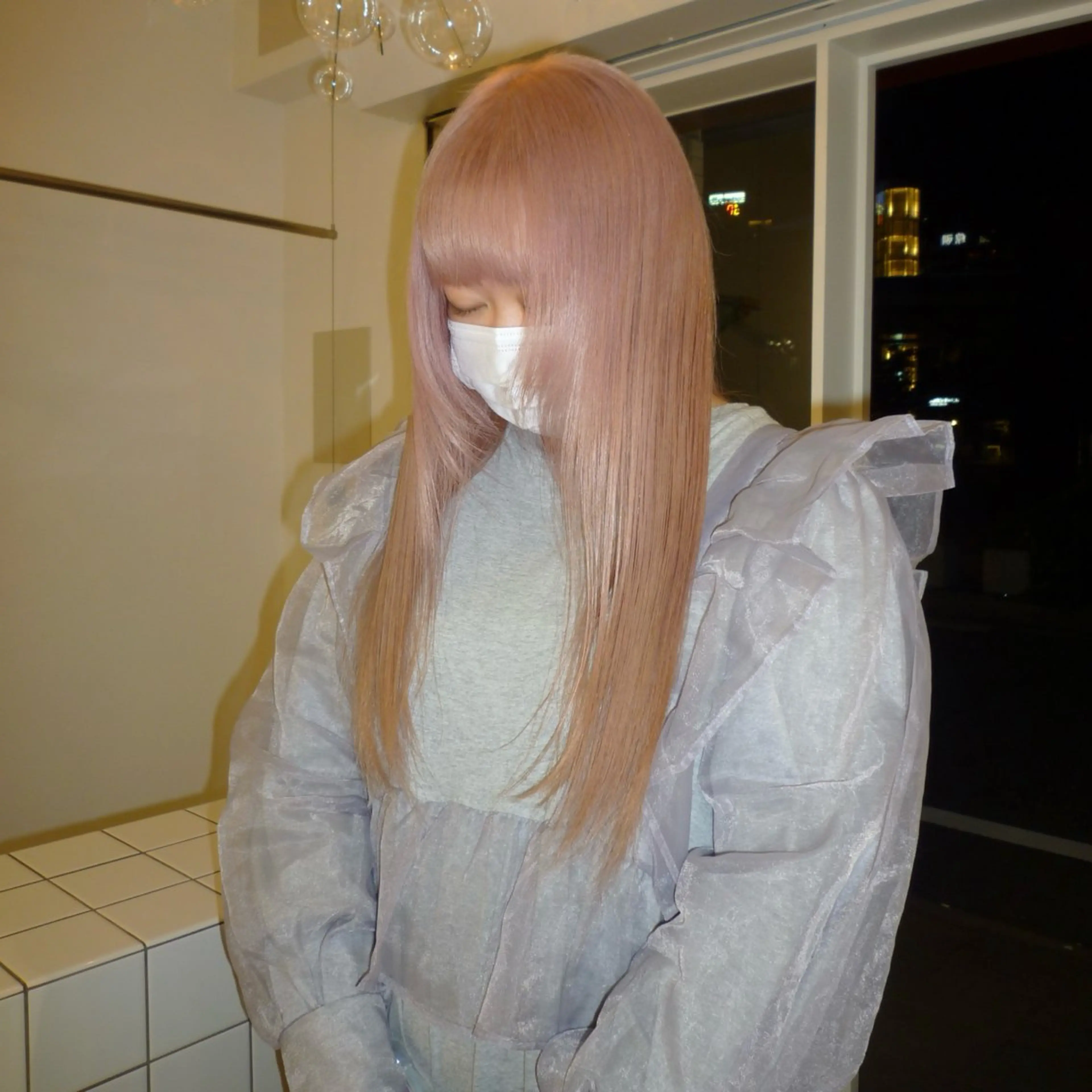 ロング カラー ヘアカラー カラーモデル募集 /鮫島 丈のヘアスタイル