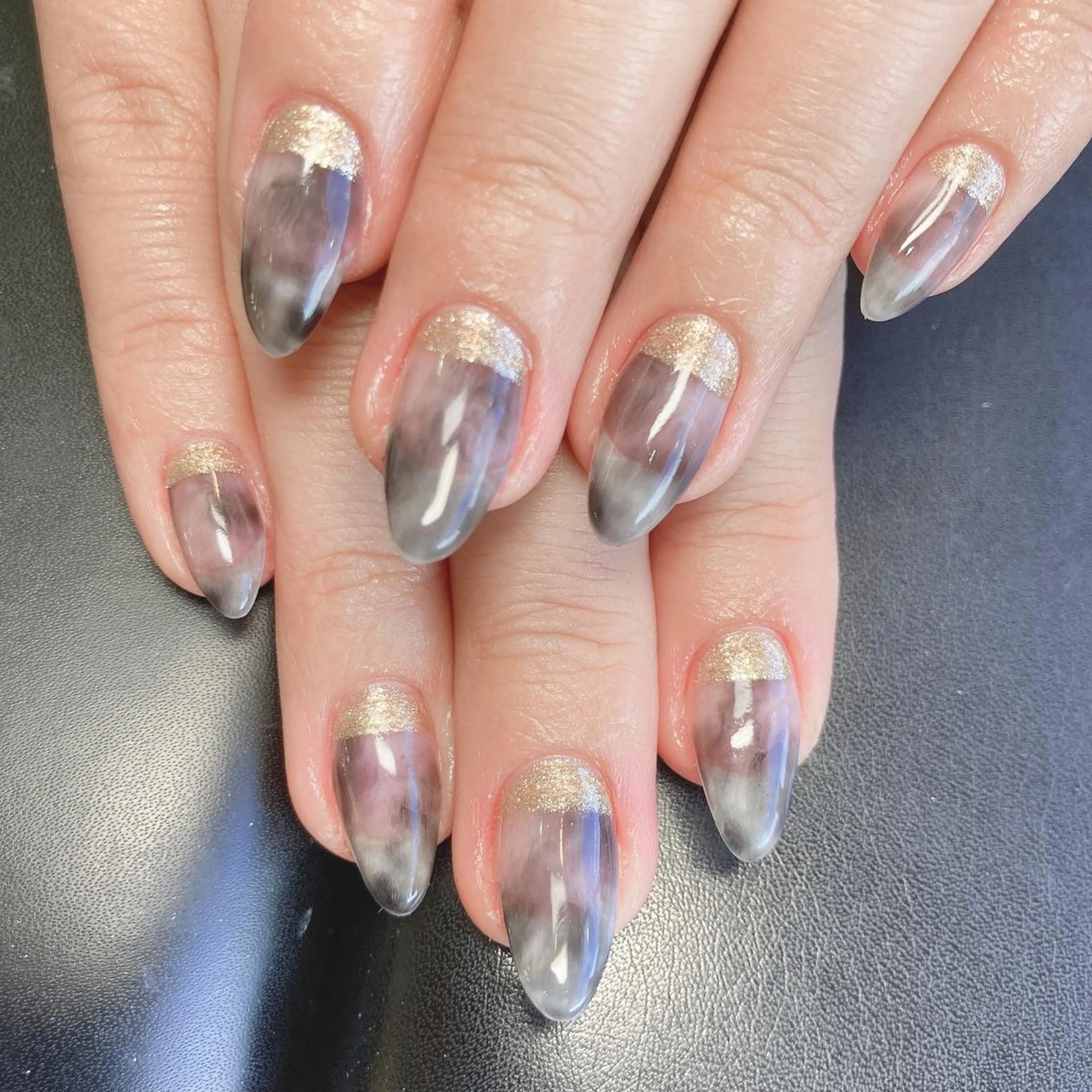 ネイル クリアネイル 大理石ネイル(マーブル) Nail salon  Stella所属・Nail salon Stellaのネイルデザイン