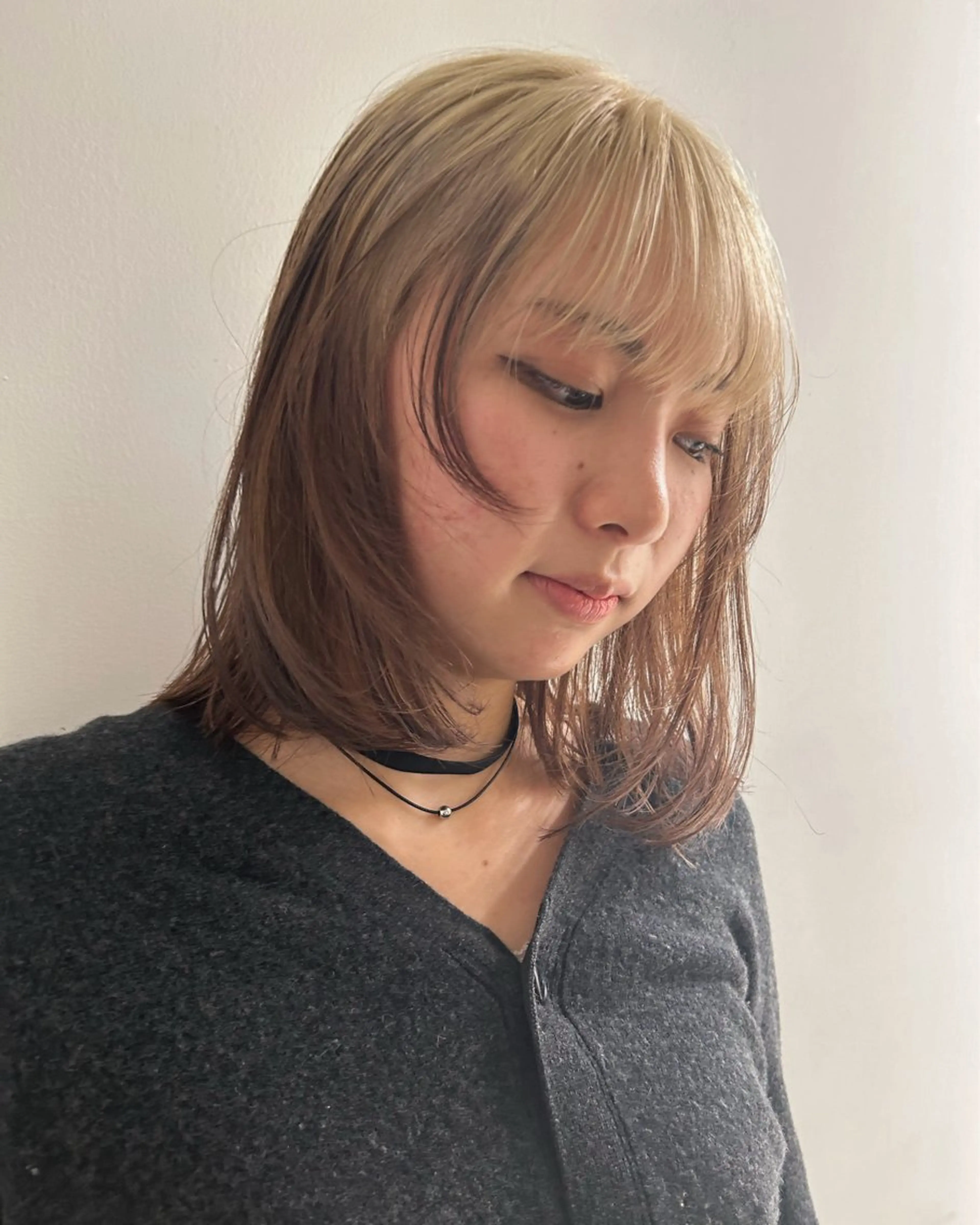 セミロング カラー ヘアカラー トリートメント ケアパーマ/ブリーチ daisukeのヘアスタイル