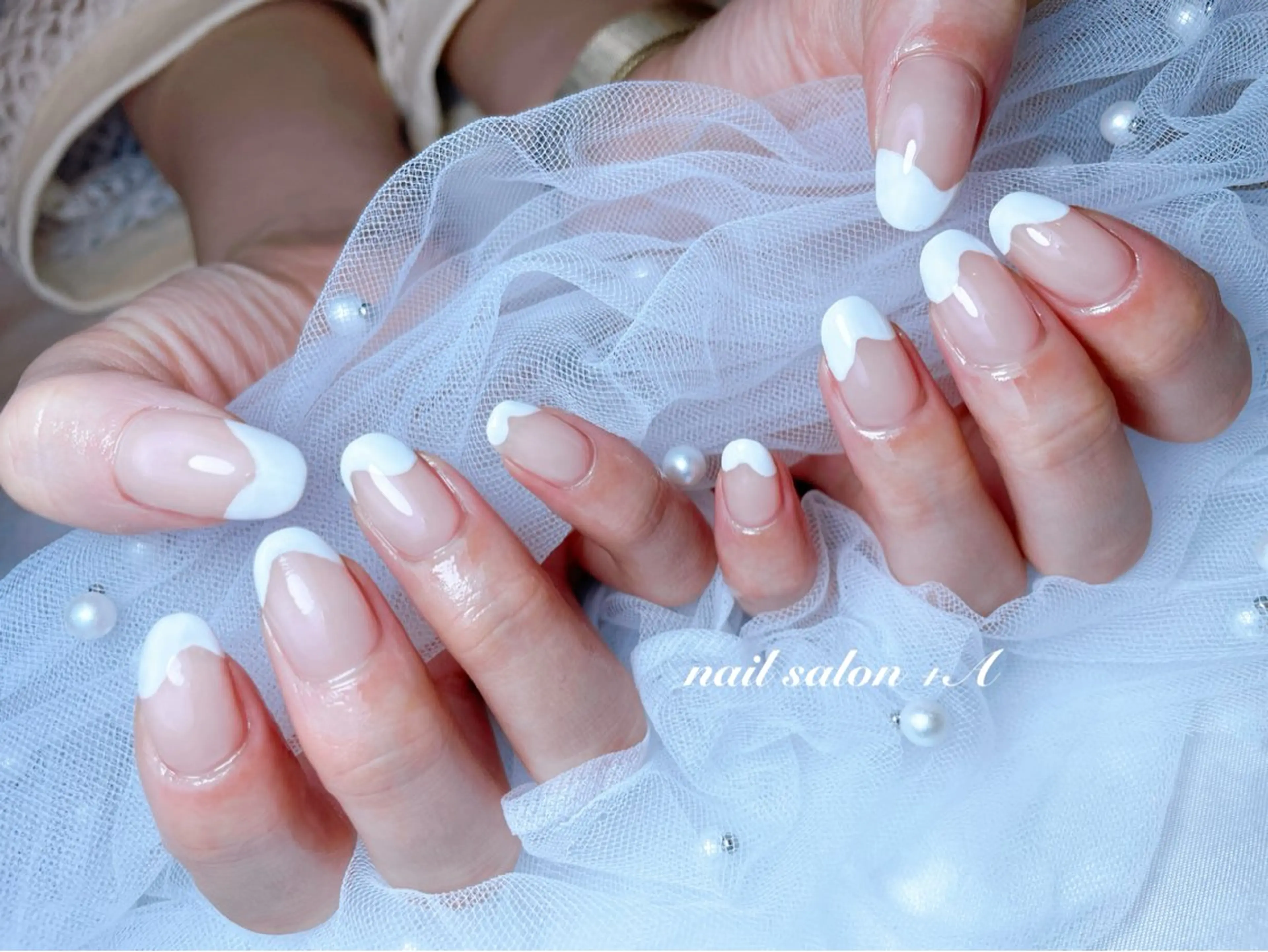 ミディアム ハンドネイル nail salon +A所属・Nail Salon +Aのネイルデザイン