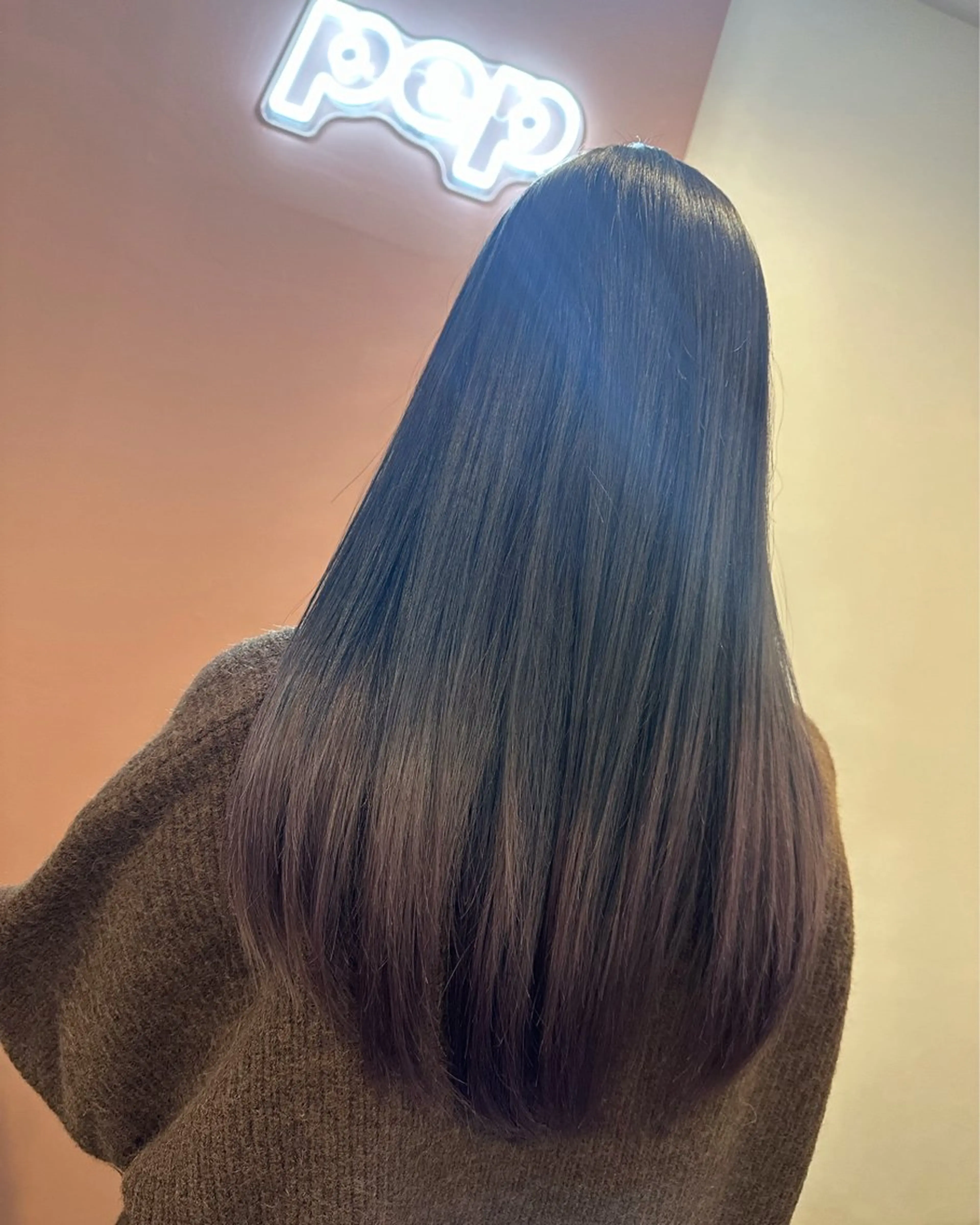 ロング カラー カット ヘアカラー pep所属・pep natsumiのヘアスタイル