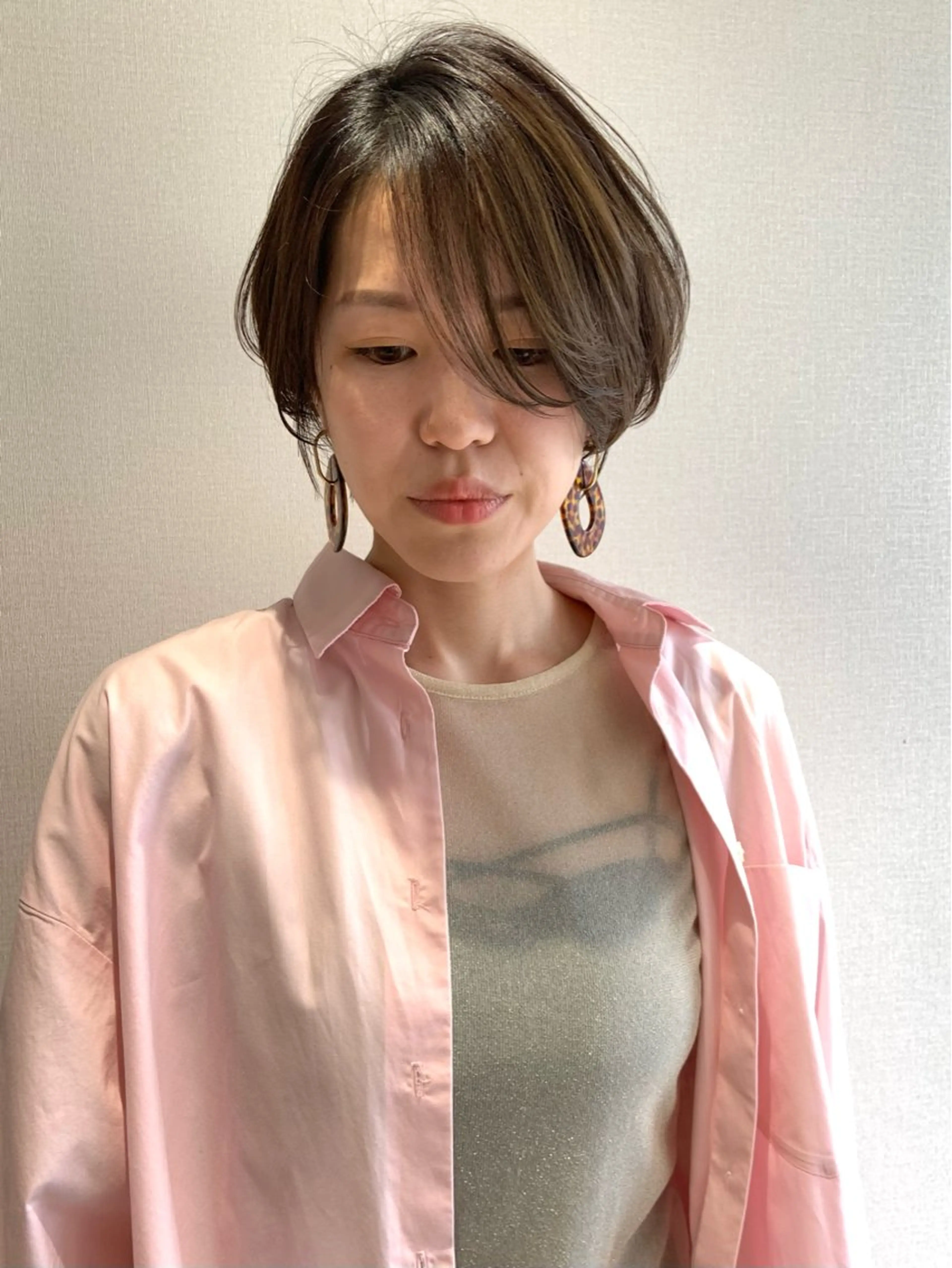ショート カット ヘアカラー トリートメント 流音 【直前割あり】のヘアスタイル