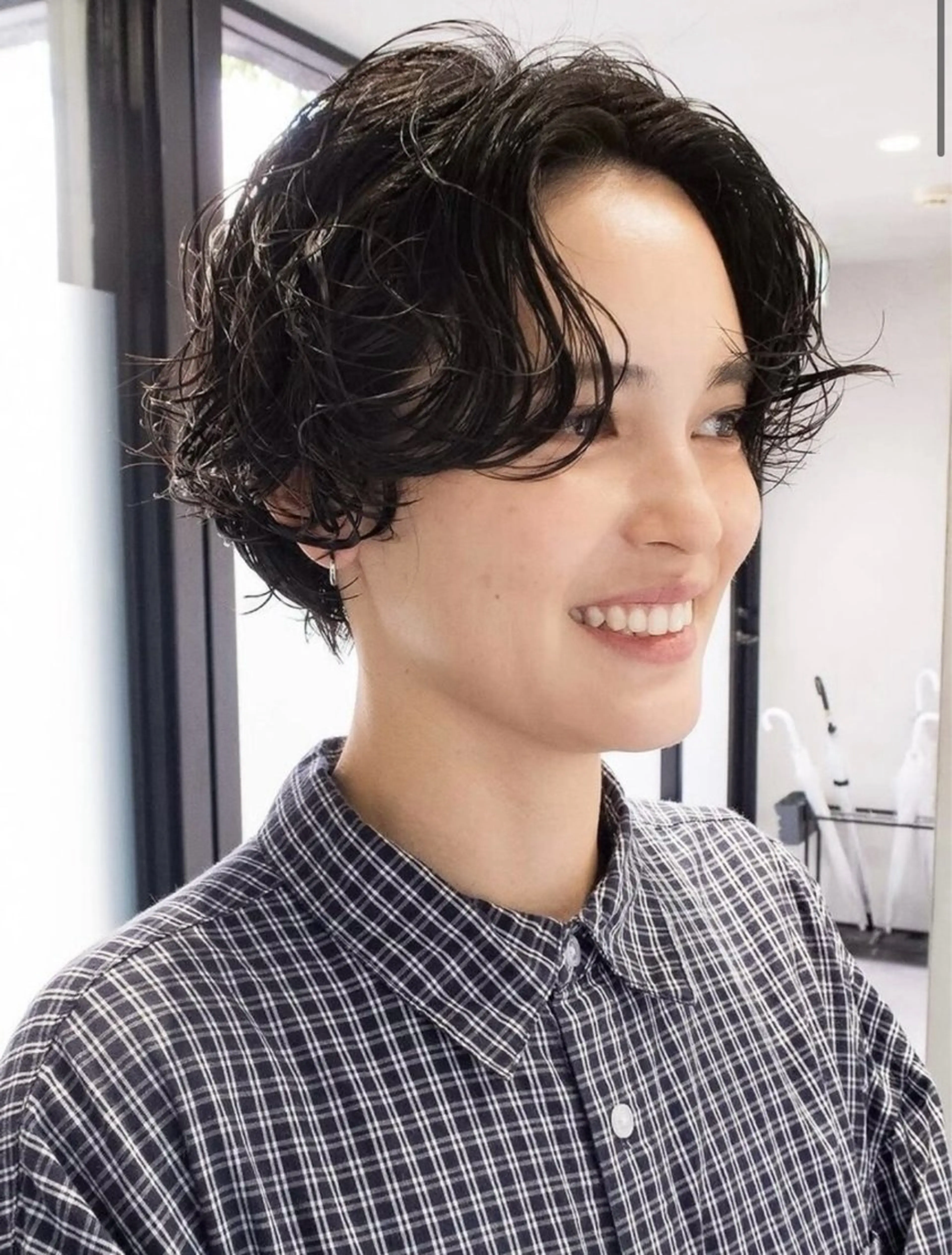ショート ボブ 似合わせカット ショートヘア 小顔カット 山口生真 ショートヘア🇬🇧のヘアスタイル