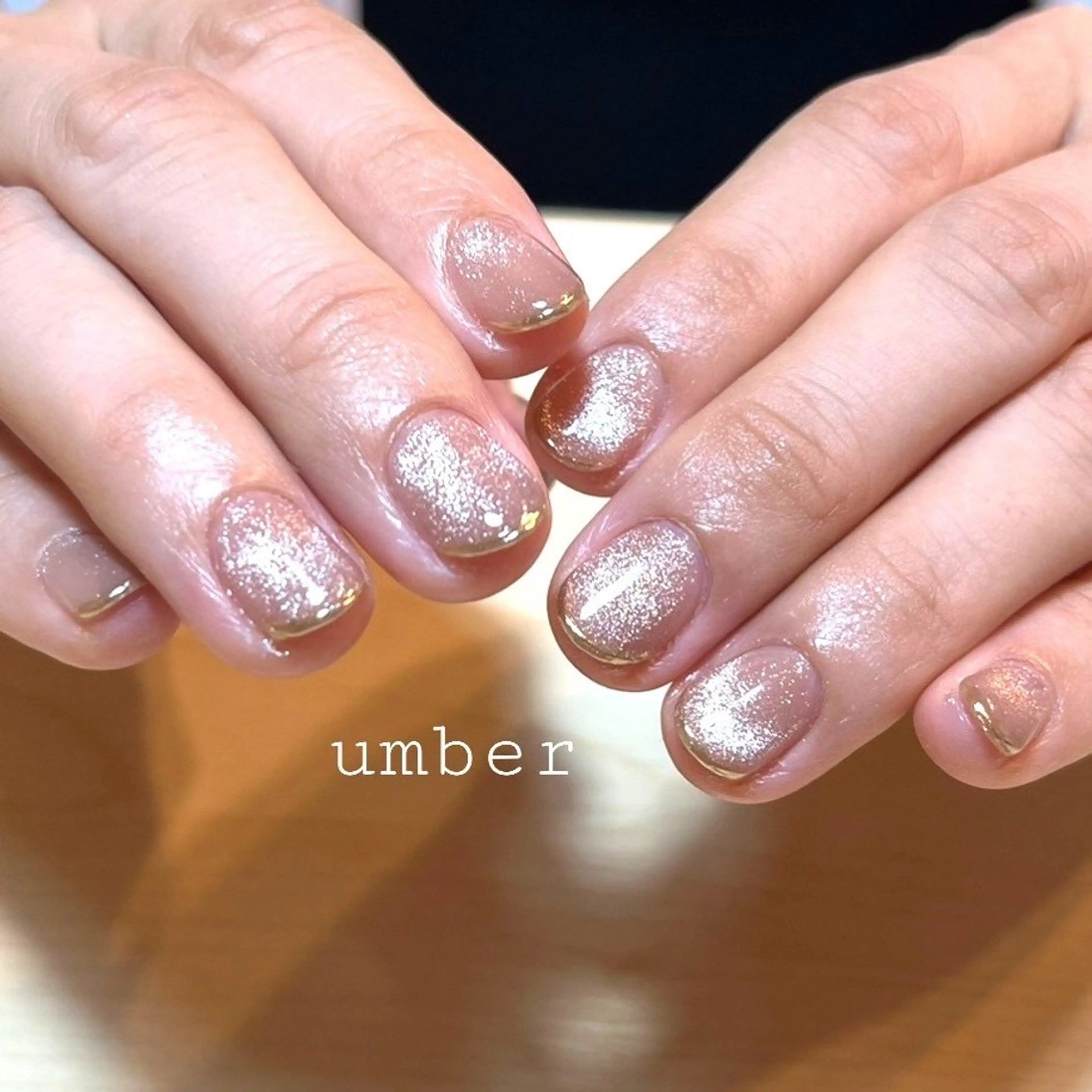 ネイル ハンドネイル umber 三茶1分のネイルデザイン