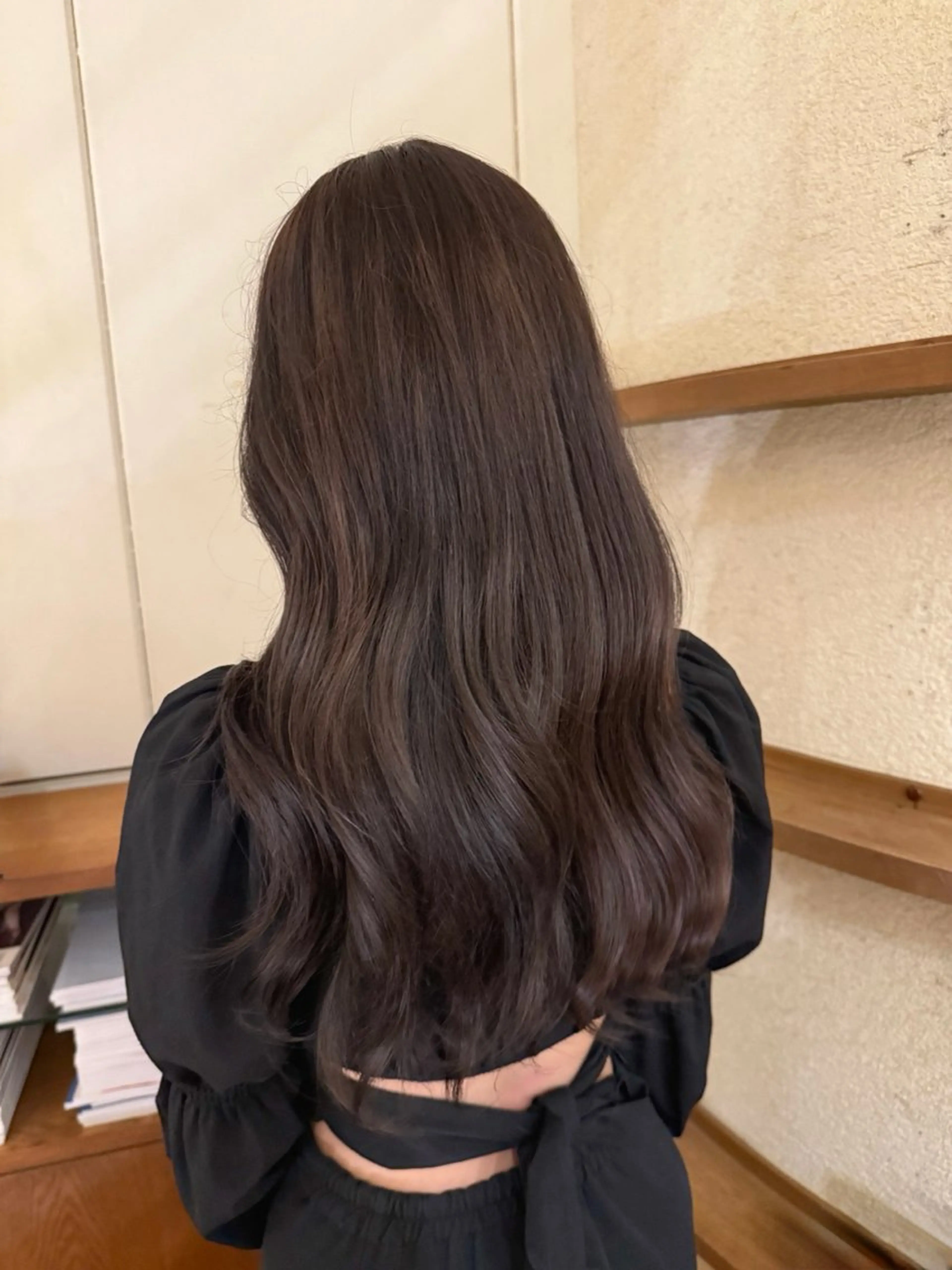 ロング 北堀江/透明感カラー レイヤー/じゅきのヘアスタイル