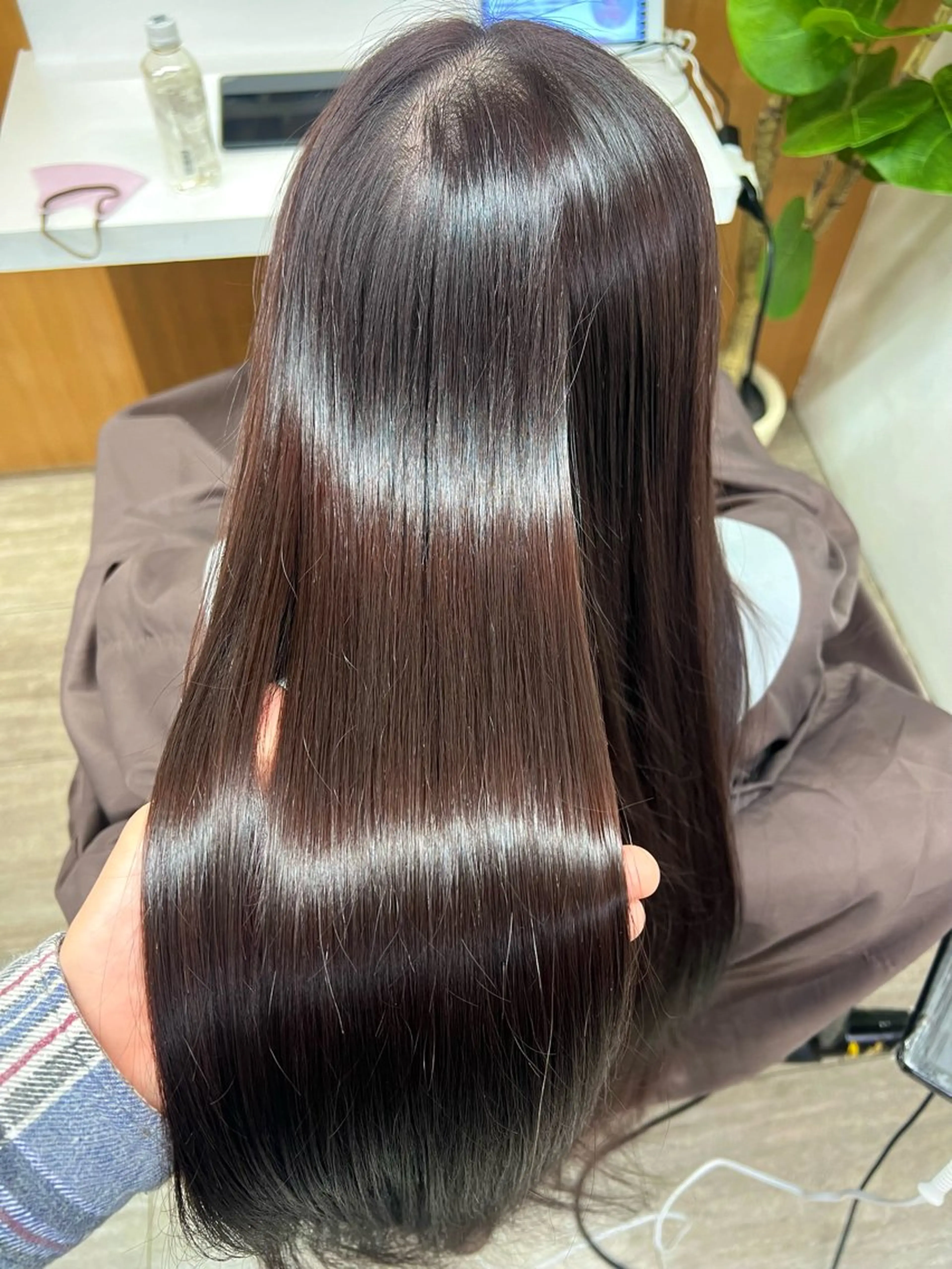 ロング カラー グレージュ 透明感カラー/ イルミナカラーヒロキのヘアスタイル