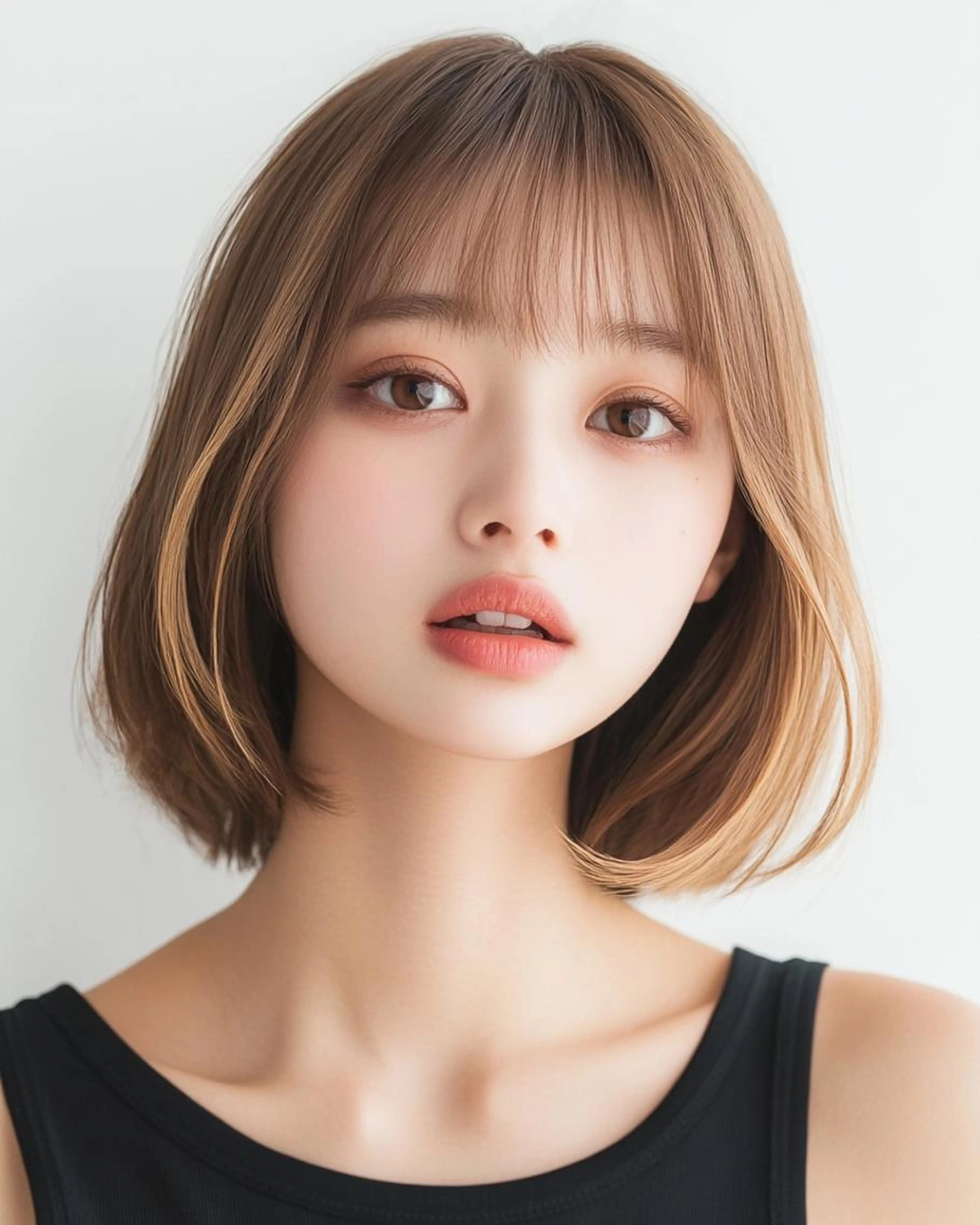 【シークレットハイライトで叶える透明感カラー】の写真