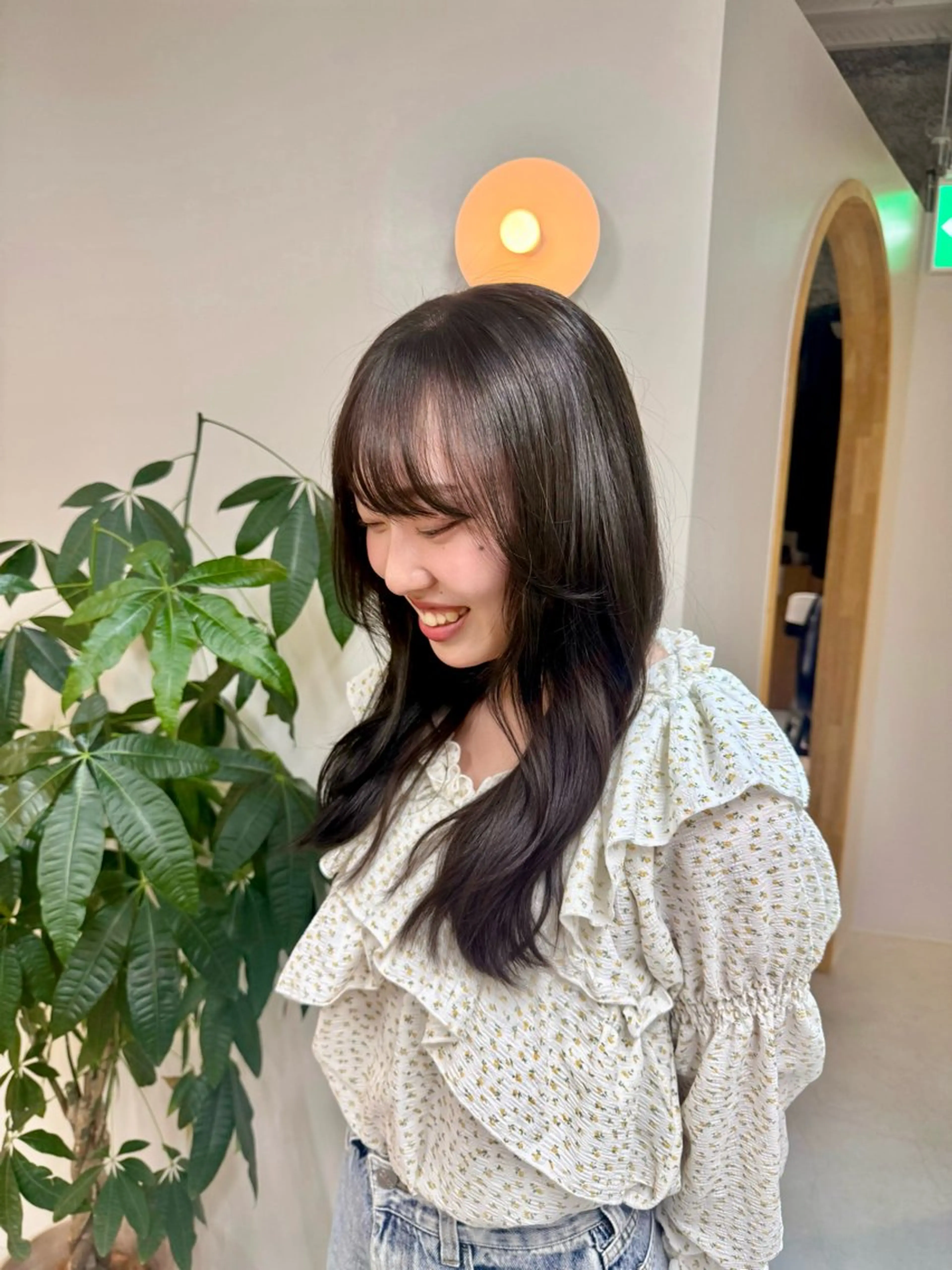 カラー ヘアカラー 三好 万葉のヘアスタイル