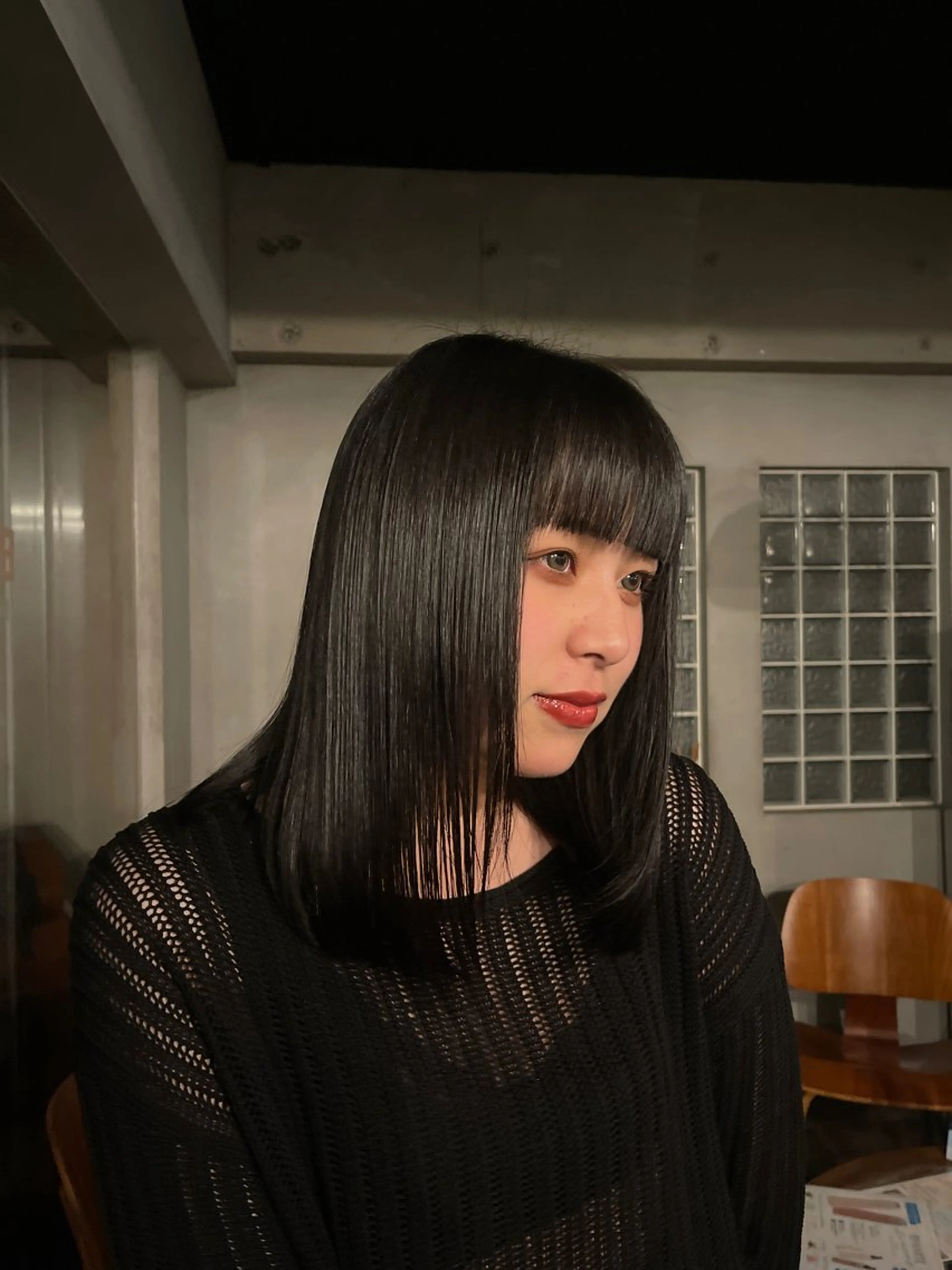 ミディアム BLESS所属・sawahata mariaのヘアスタイル
