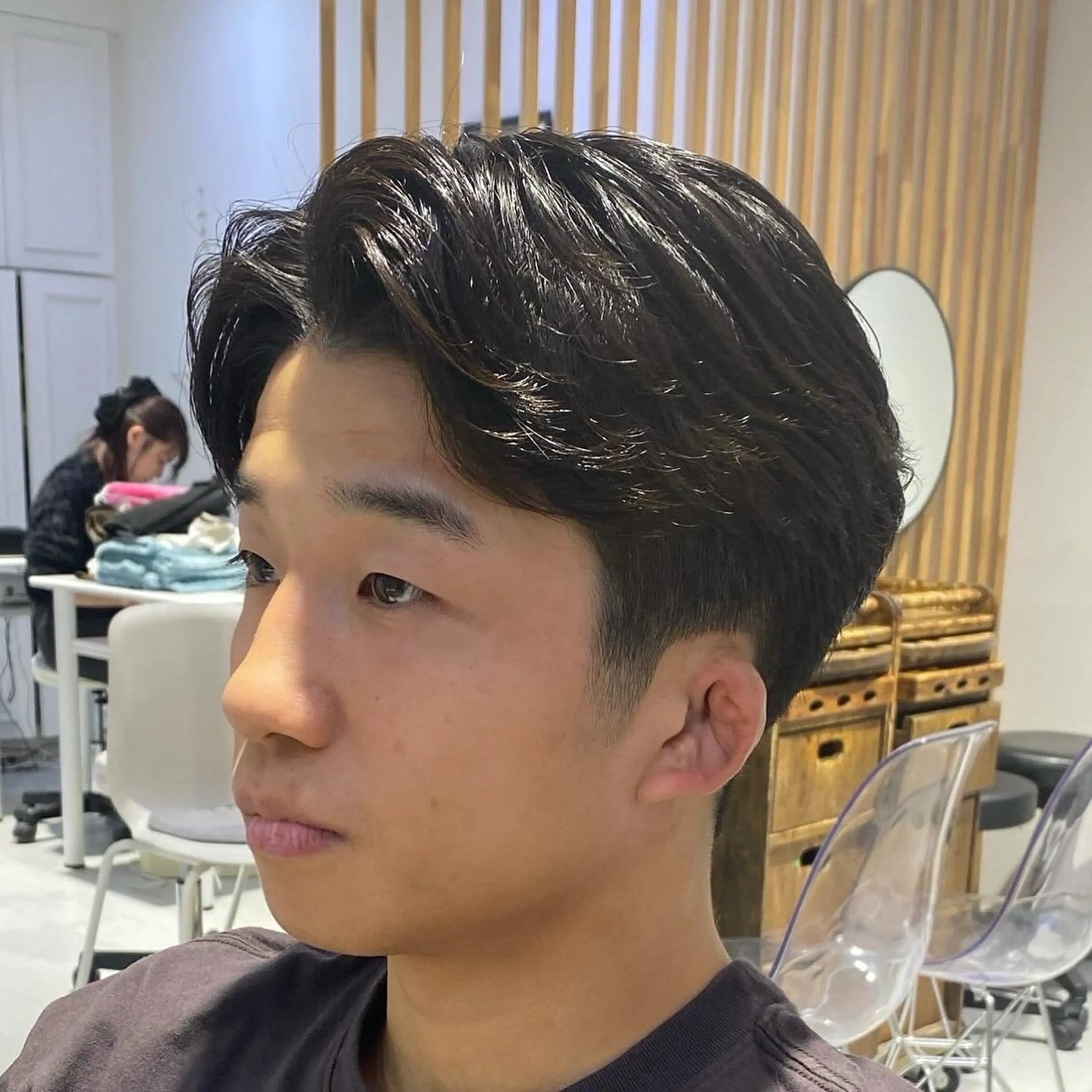 ショート パーマ メンズ カット パーマ 🇰🇷韓国風カット 🇰🇷　鈴木海斗のヘアスタイル