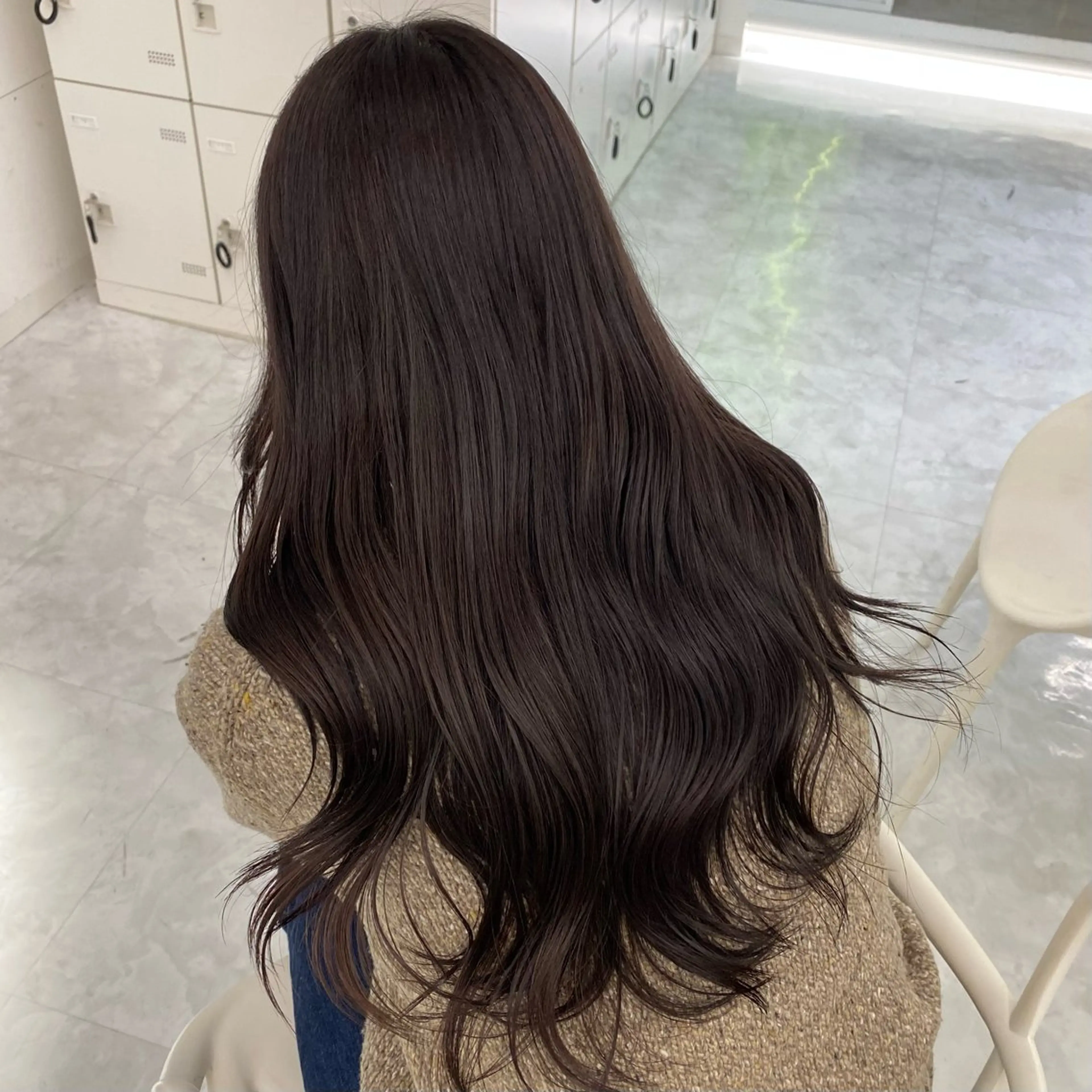 カラー ヘアカラー ヘアセット 🤍透明感グレージュ カラー🤍RINのヘアスタイル