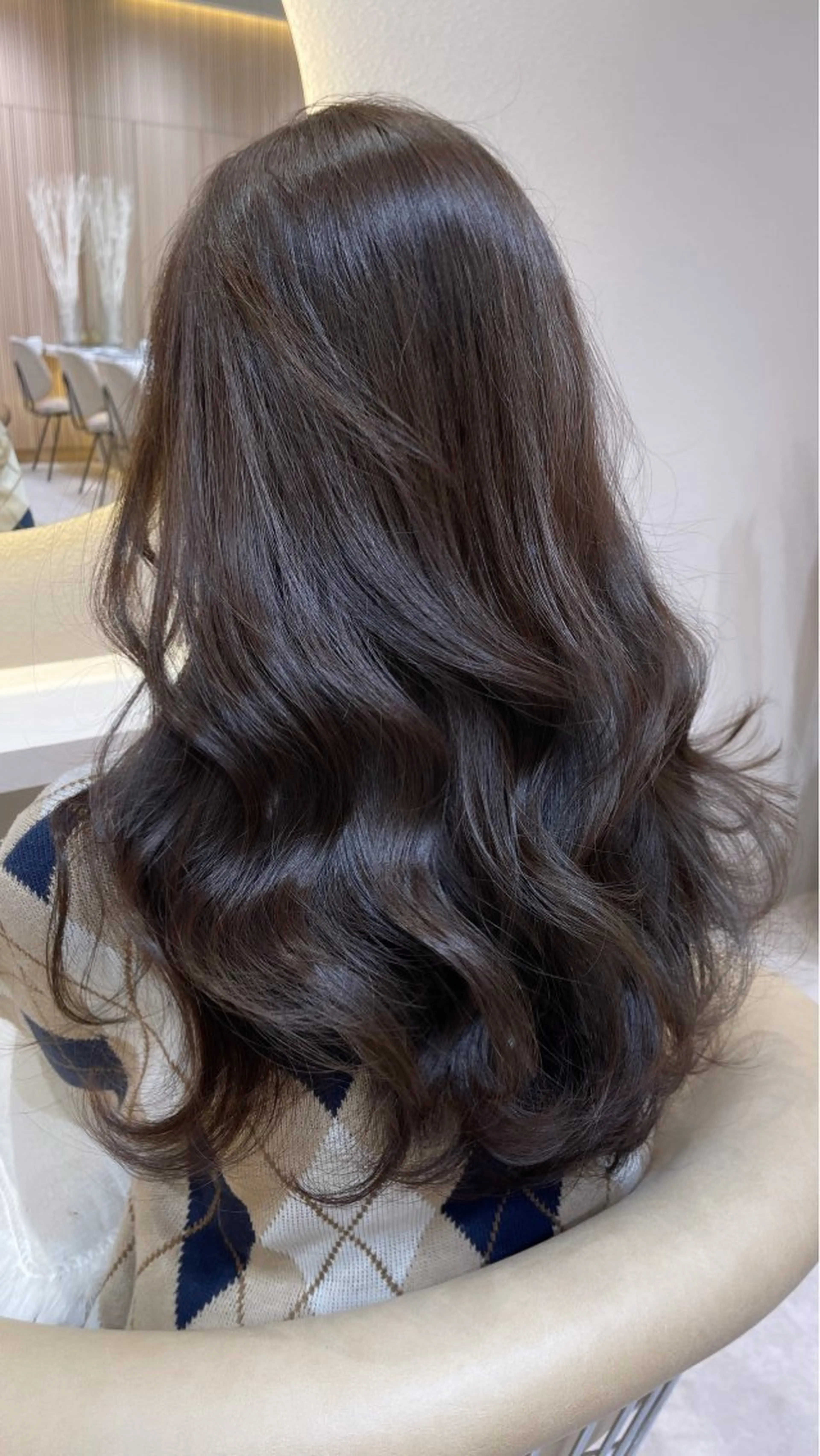 ロング カラー ヘアカラー トリートメント 竹田 真梨子のヘアスタイル