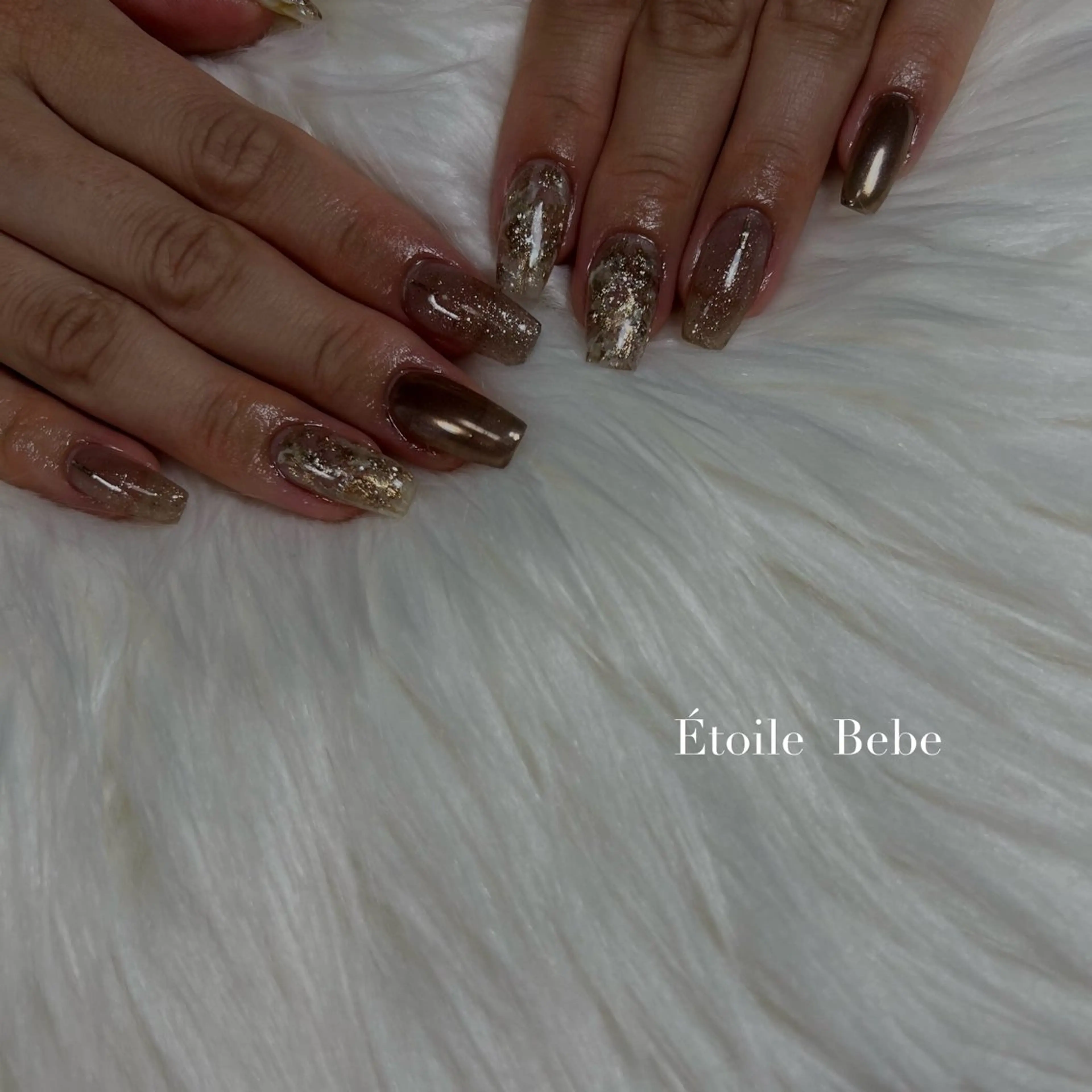 ネイル ニュアンスネイル Étoile Bebeのネイルデザイン