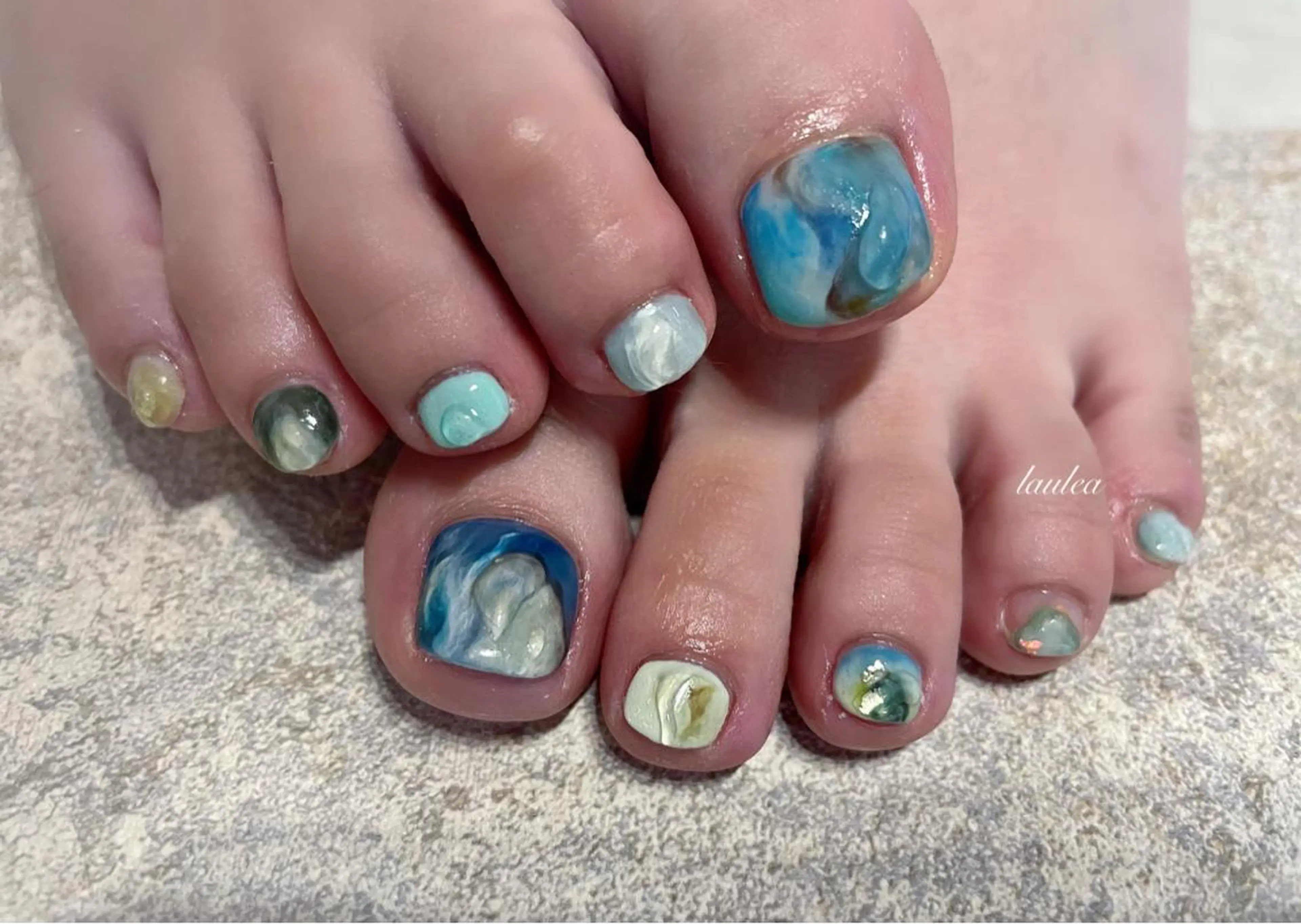 ネイル フットネイル nagase yumiのネイルデザイン