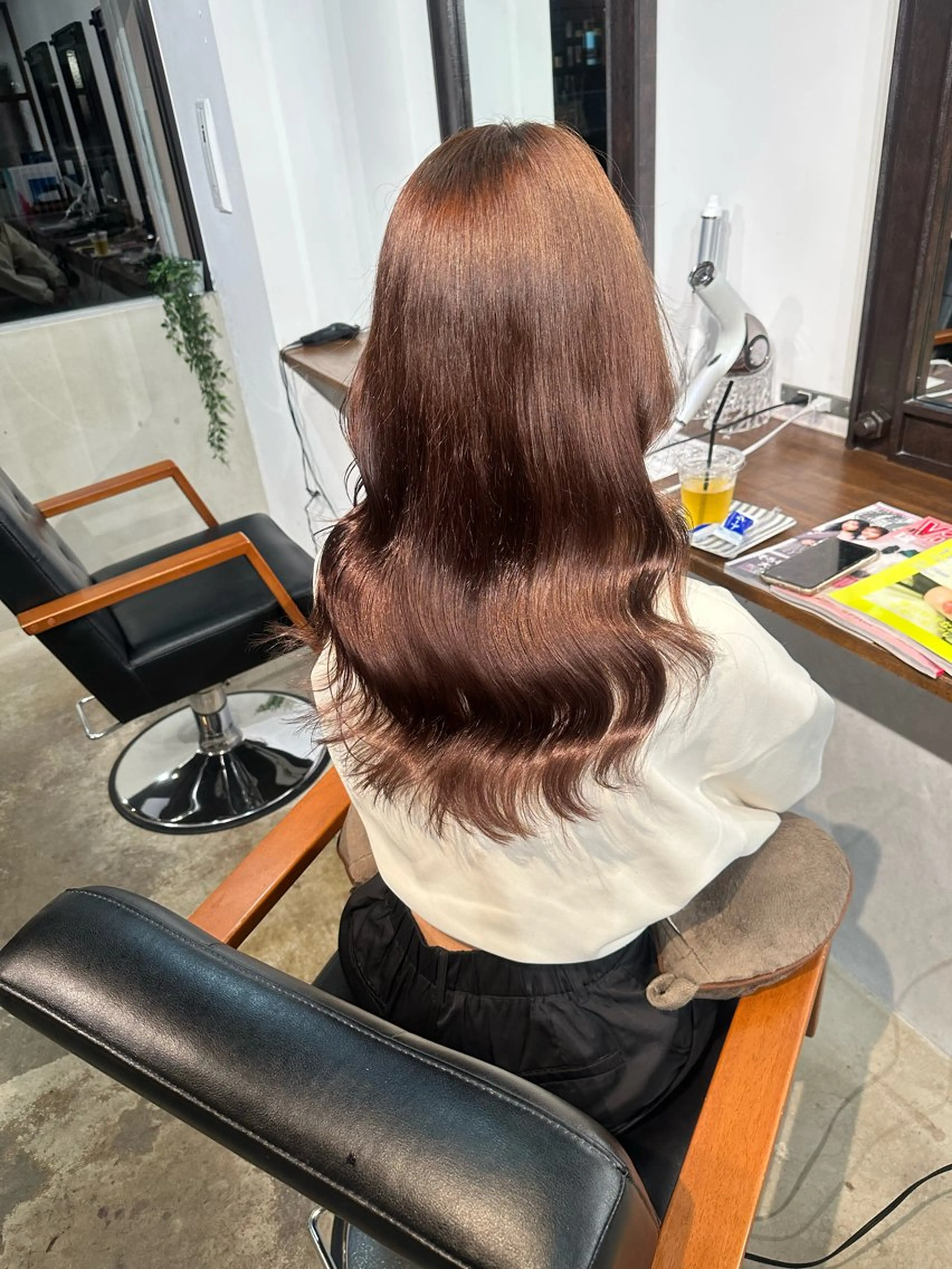 ロング ヘアカラー トリートメント Baby美容師 Ninaのヘアスタイル