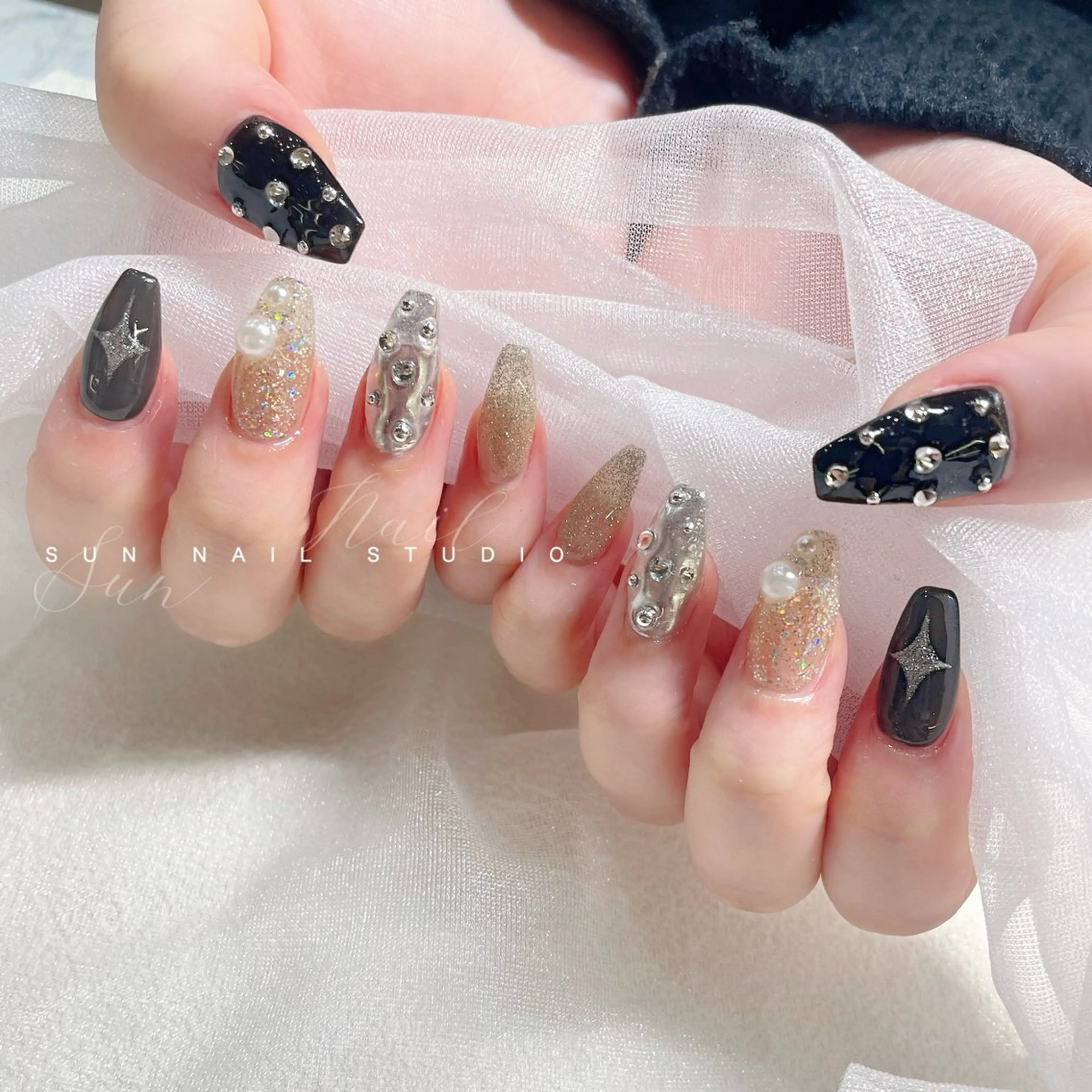 ネイル ハンドネイル ハンドケア SUN nail上本町のネイルデザイン