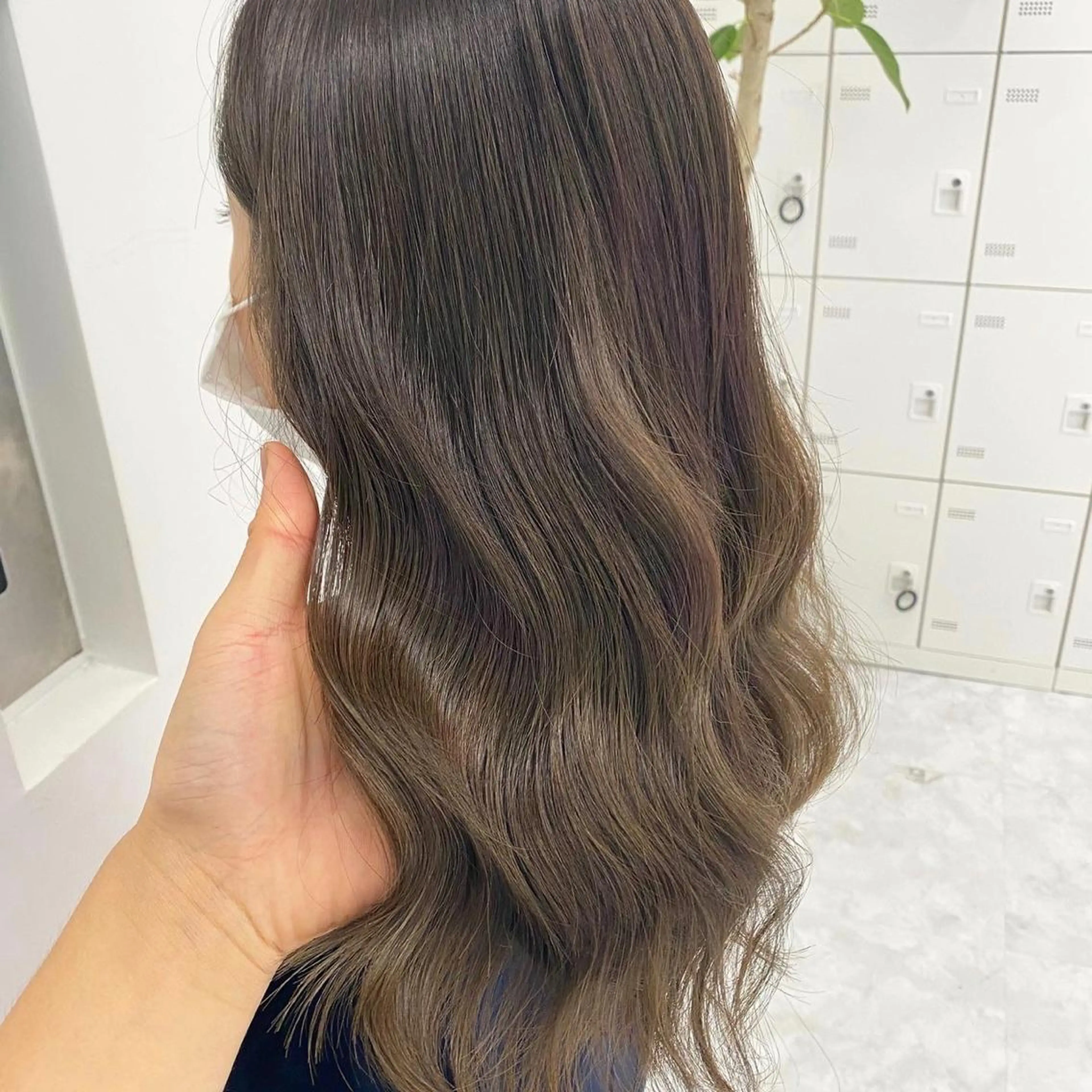 ロング カラー ヘアカラー トリートメント ヘアセット ⛄️冬の透明感 カラー⛄️大西のヘアスタイル