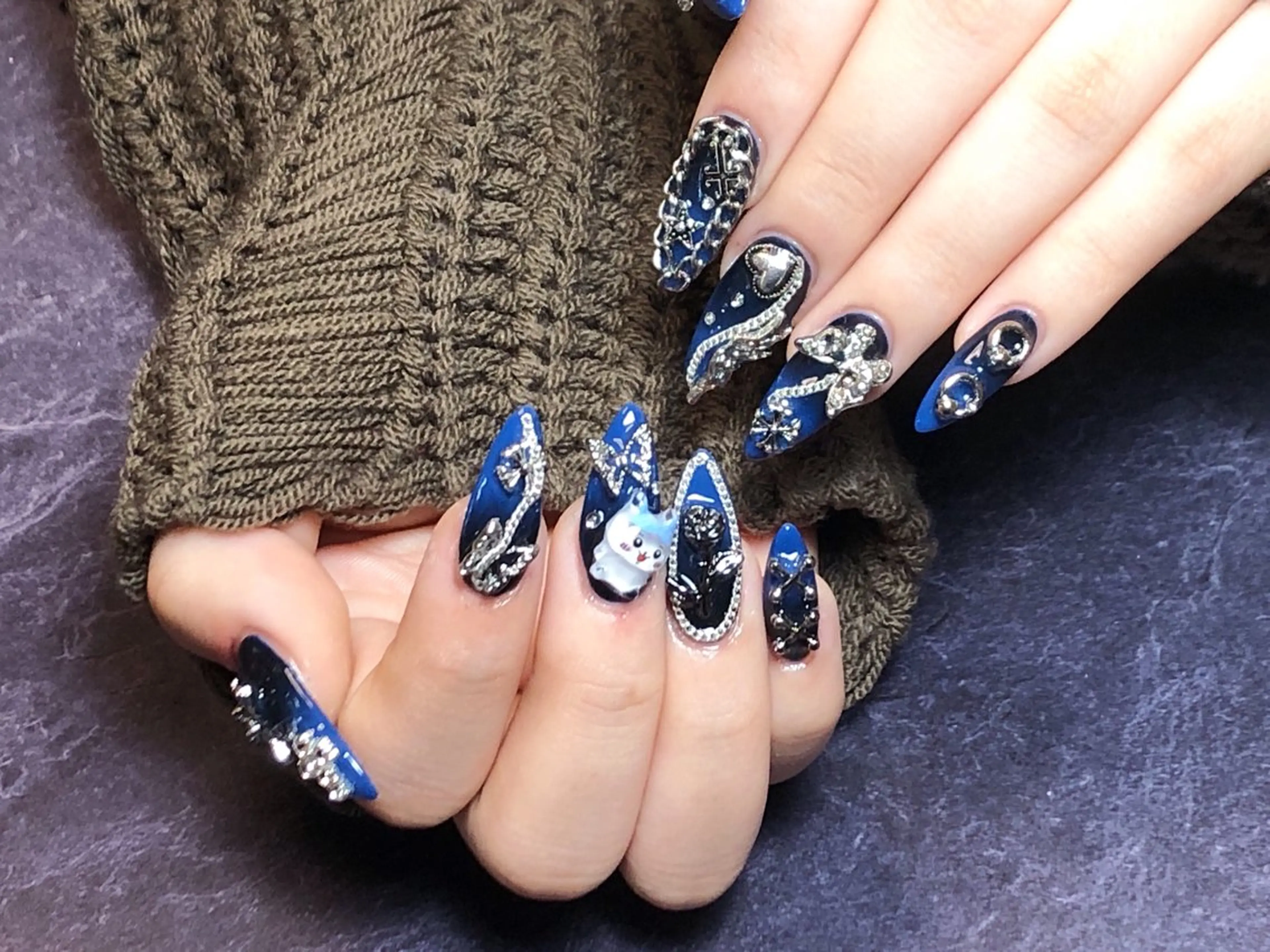 ネイル ハンドネイル 🐈yun nail ソン🐈のネイルデザイン
