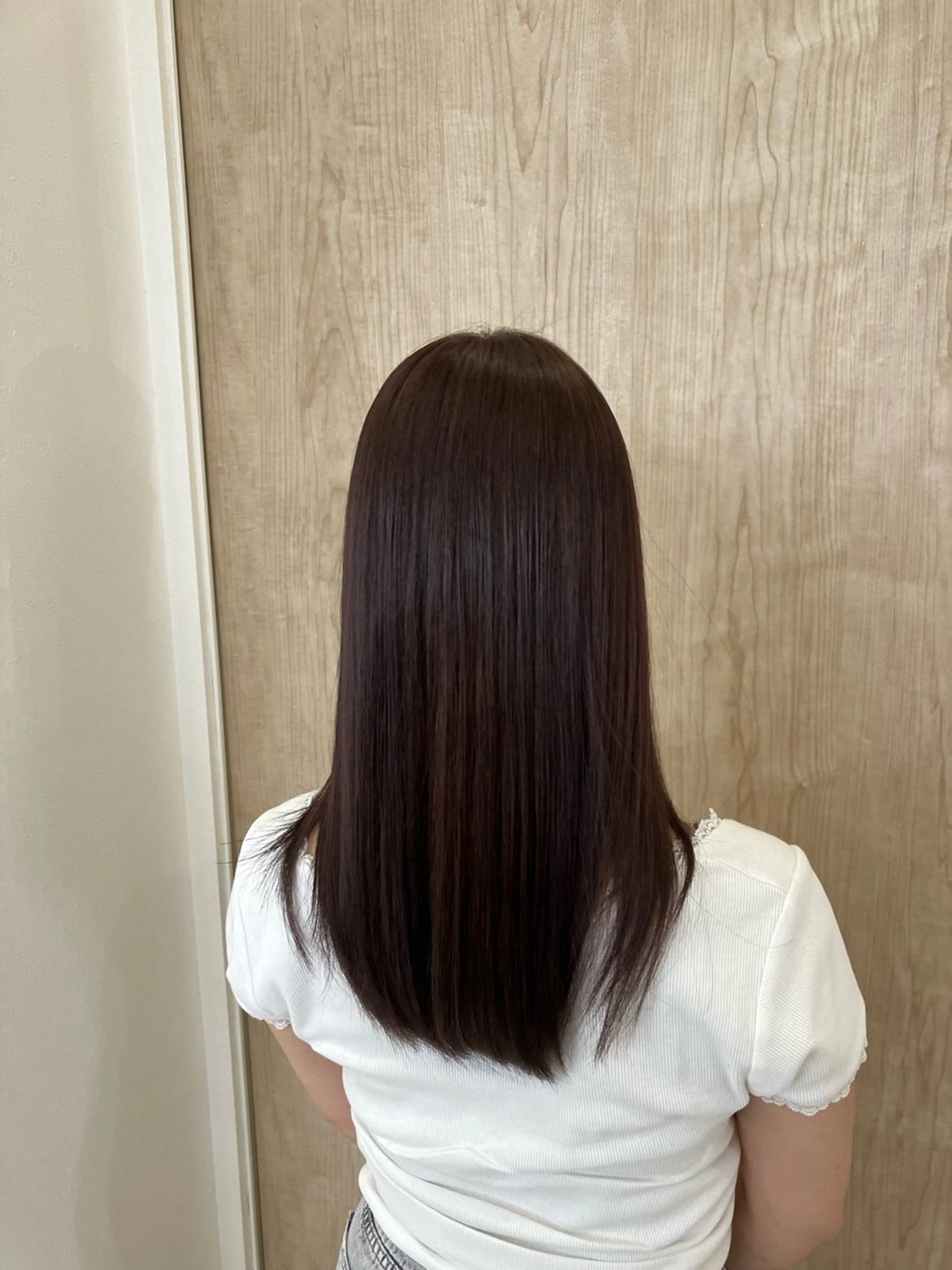 ロング カラー パープルカラー 吉澤 直樹のヘアスタイル