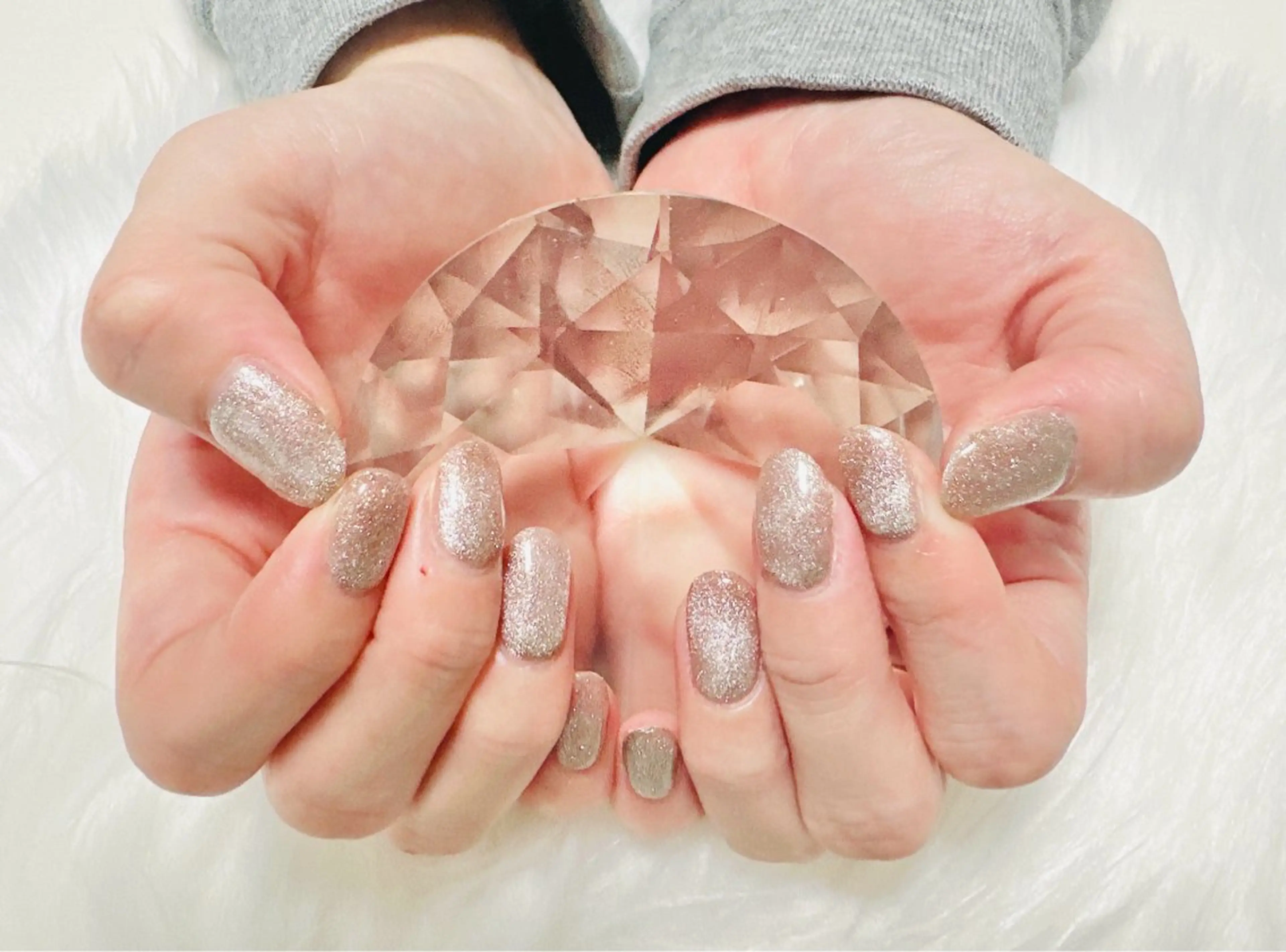 ネイル ブラウン マグネットネイル ハンドネイル nailsalon oluoluのネイルデザイン