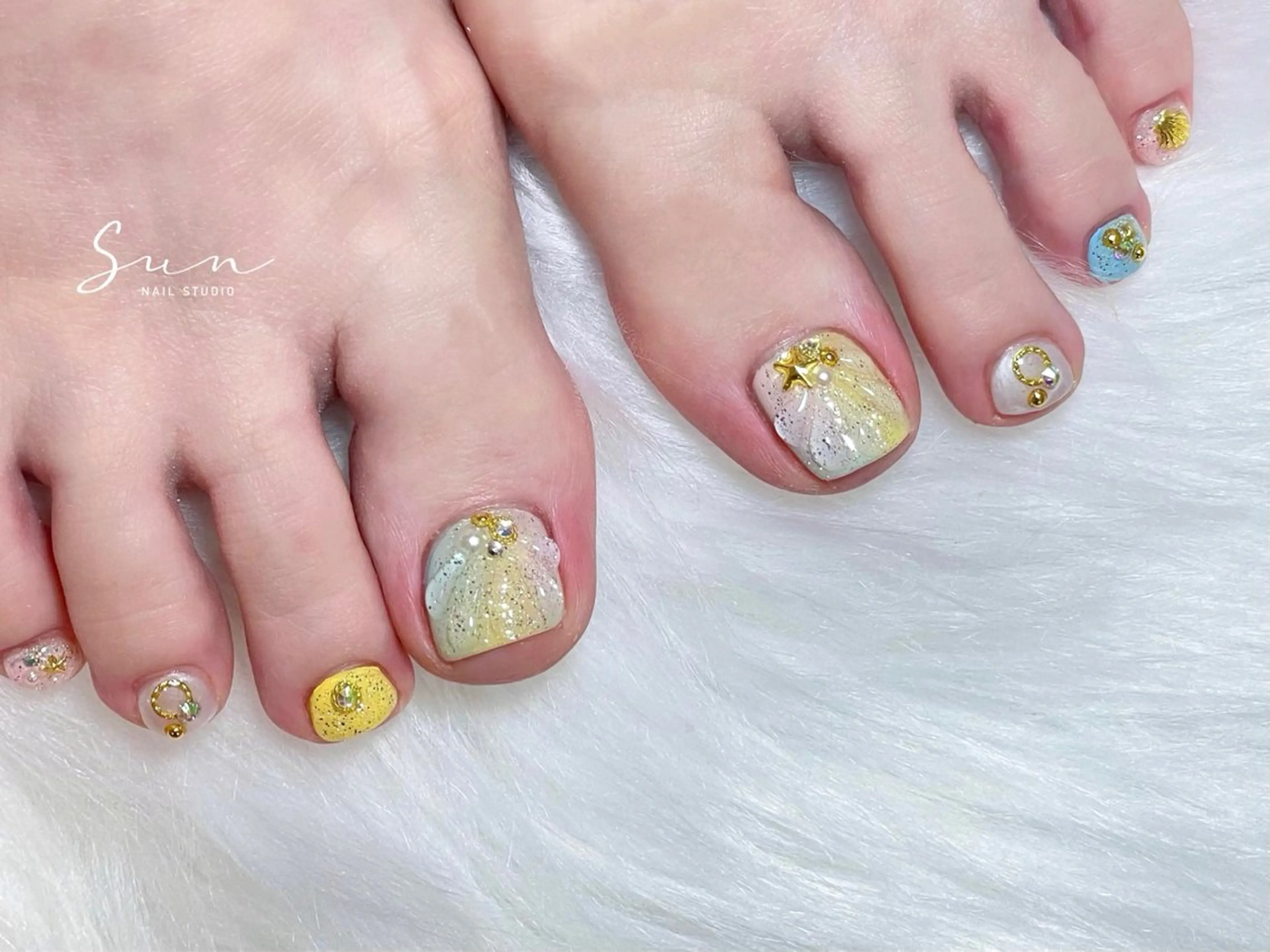 ネイル フットネイル SUN nail上本町のネイルデザイン