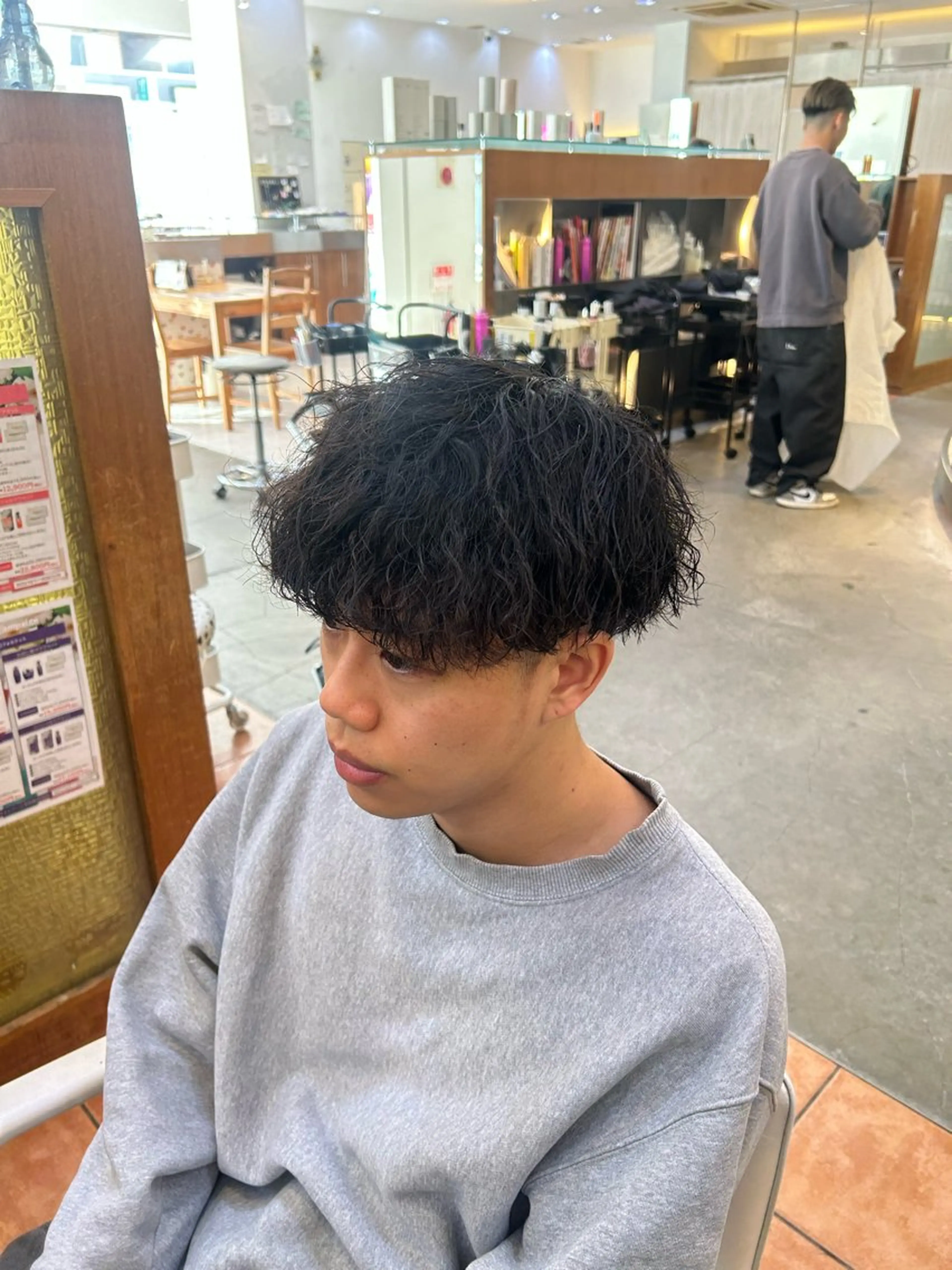 パーマ メンズ カット パーマ メンズパーマ/ ハイライト　Tumのヘアスタイル