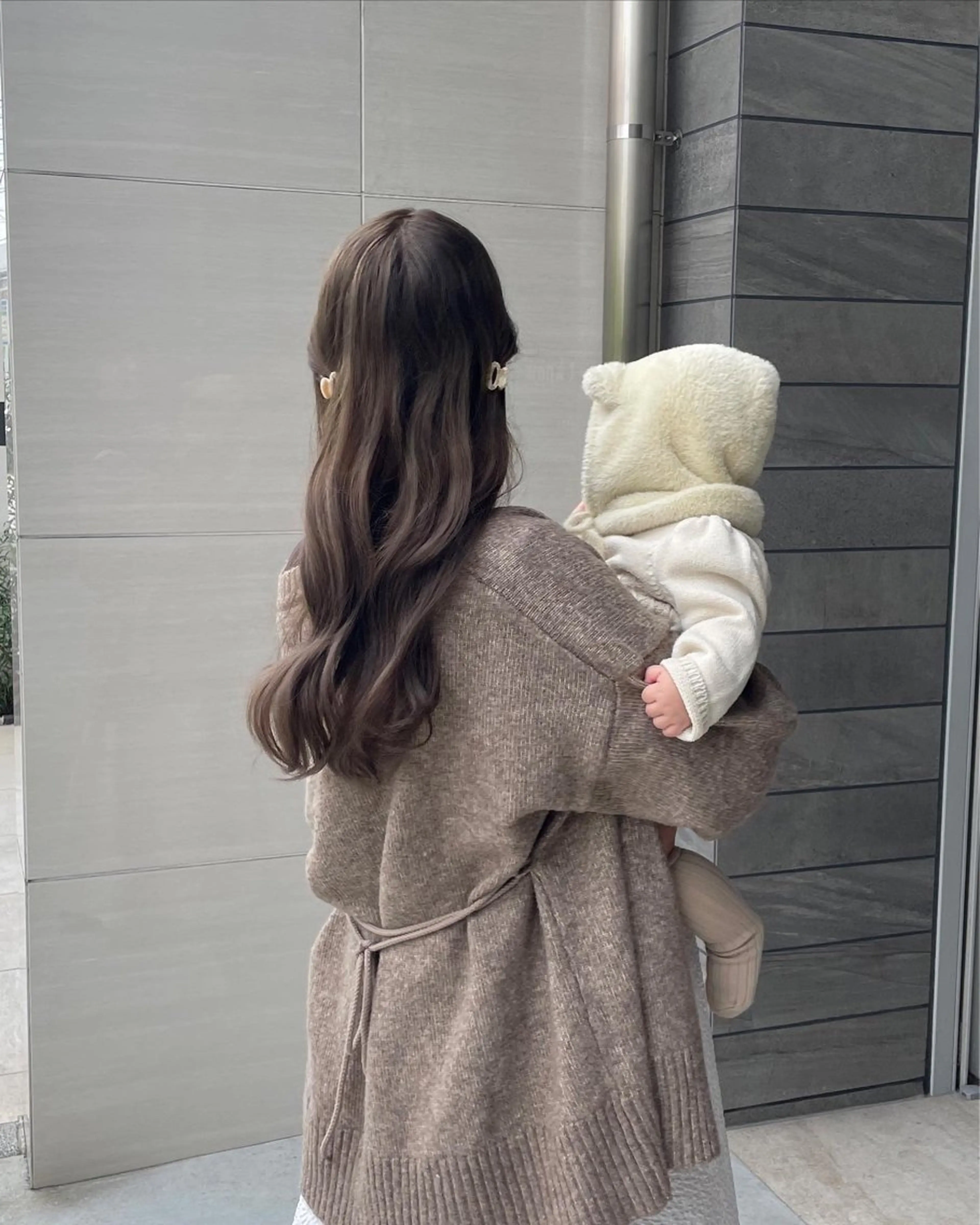 ロング カラー R-5 shonandai所属・🍋透け感カラー🍃 オリーブ🍐Kahoのヘアスタイル