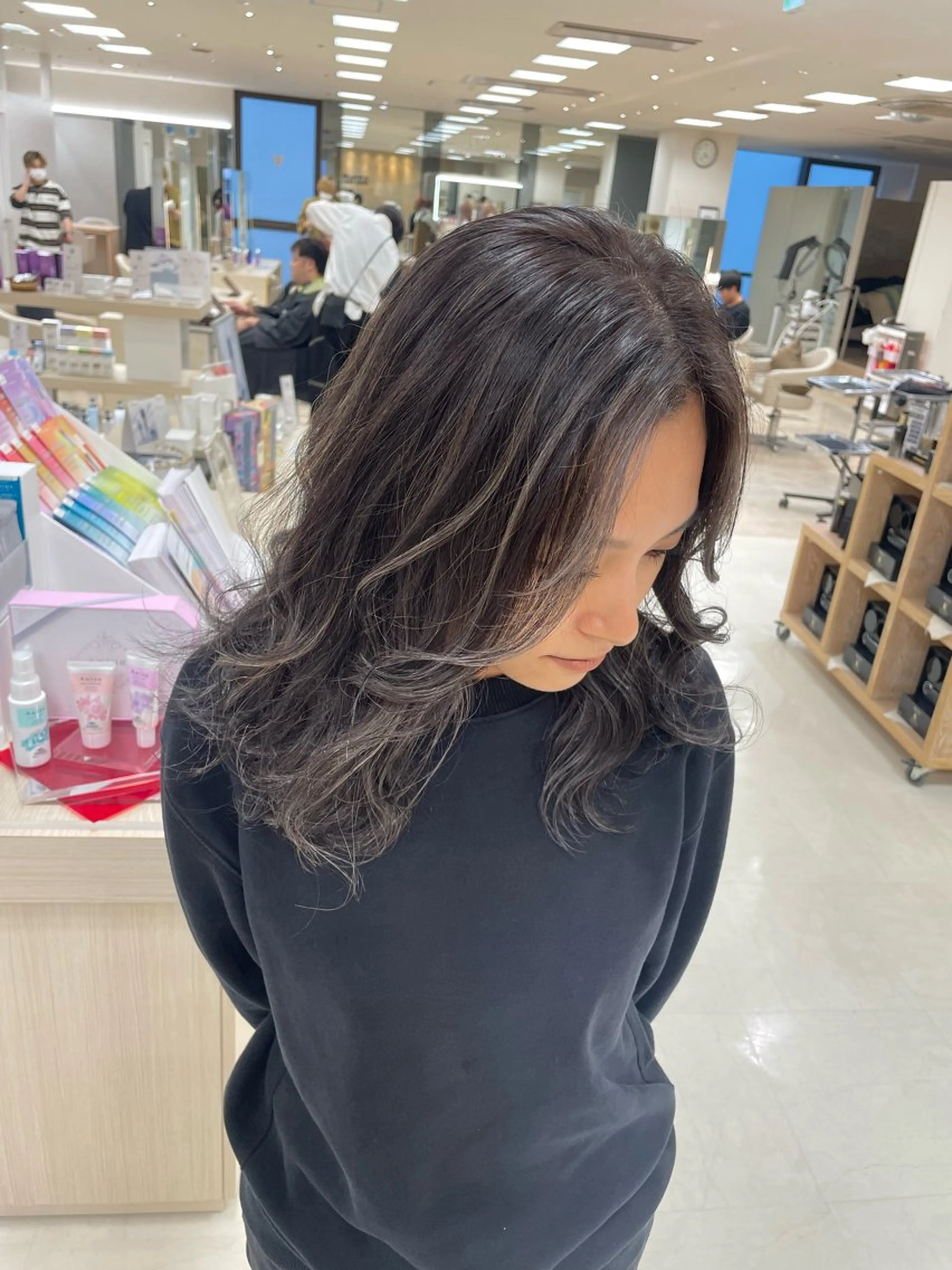 ロング カラー カット ヘアカラー ヘッドスパ ヘアセット 暖色レイヤー 🥀REIRIのヘアスタイル