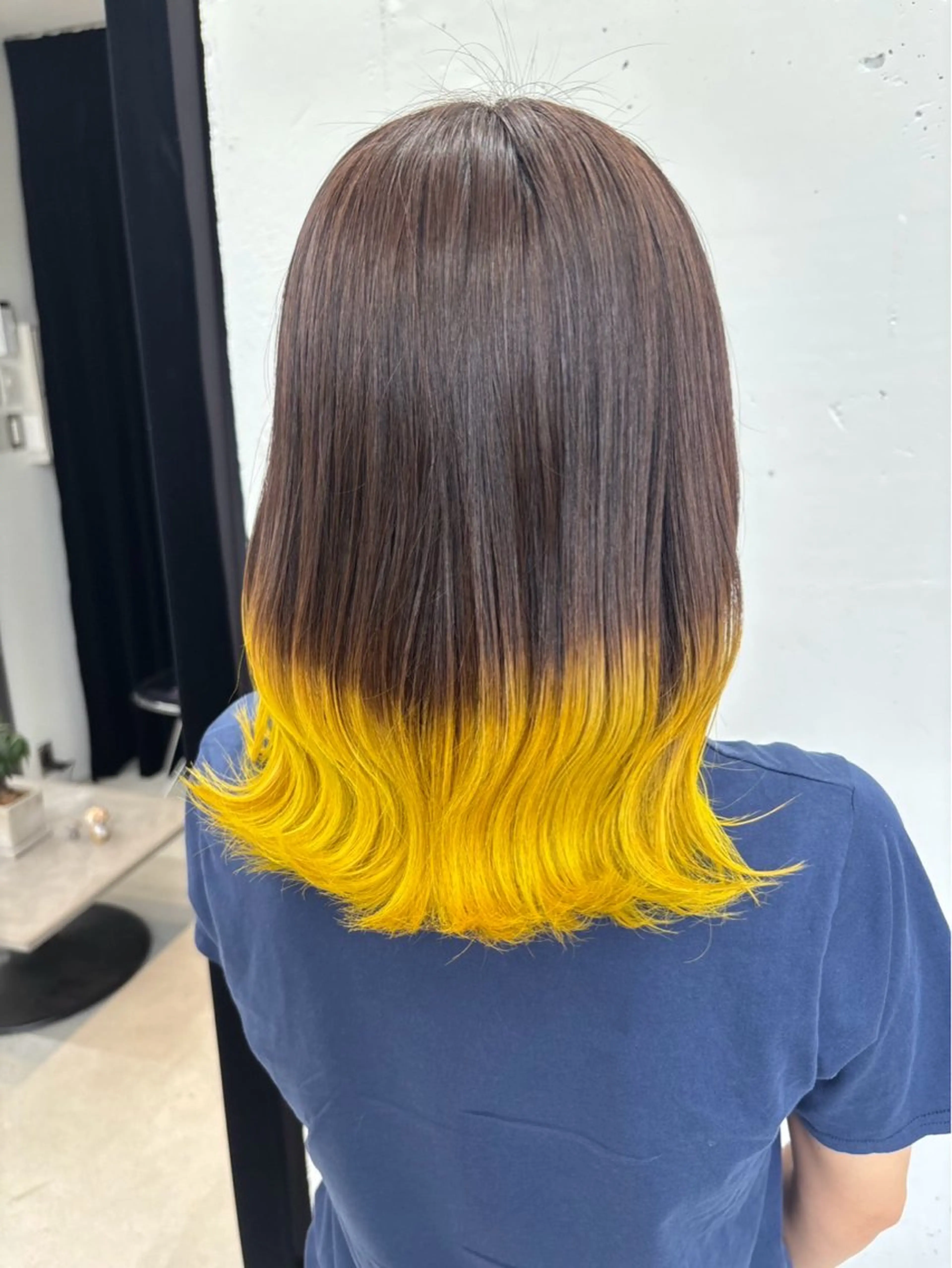 セミロング カラー ブリーチ ヘアカラー トリートメント 🌟ゆりあ🌟 JILLSTUDIOのヘアスタイル