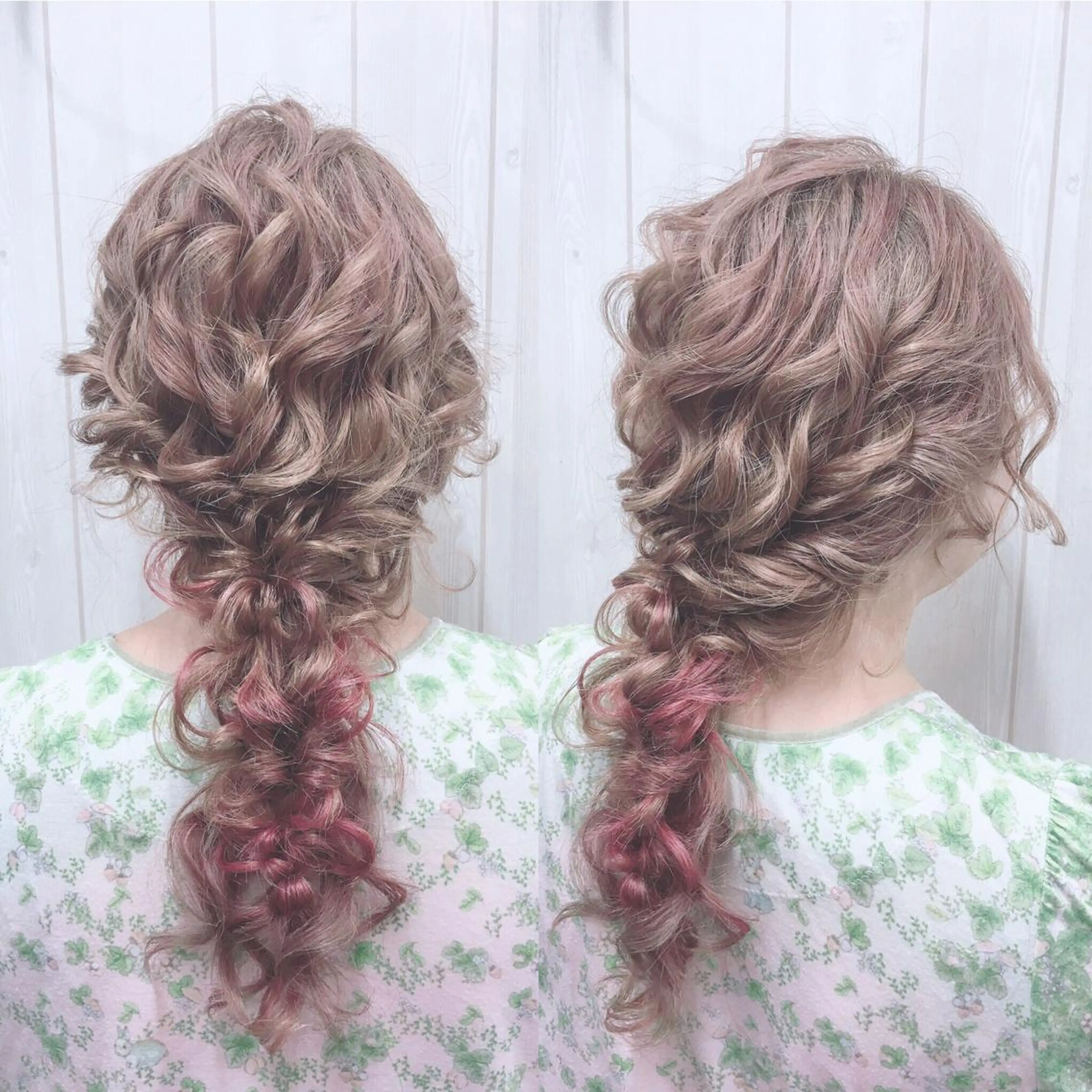 ロング ヘアアレンジ 結婚式・ブライダル ヘアセット Partie （パルティー）のヘアスタイル
