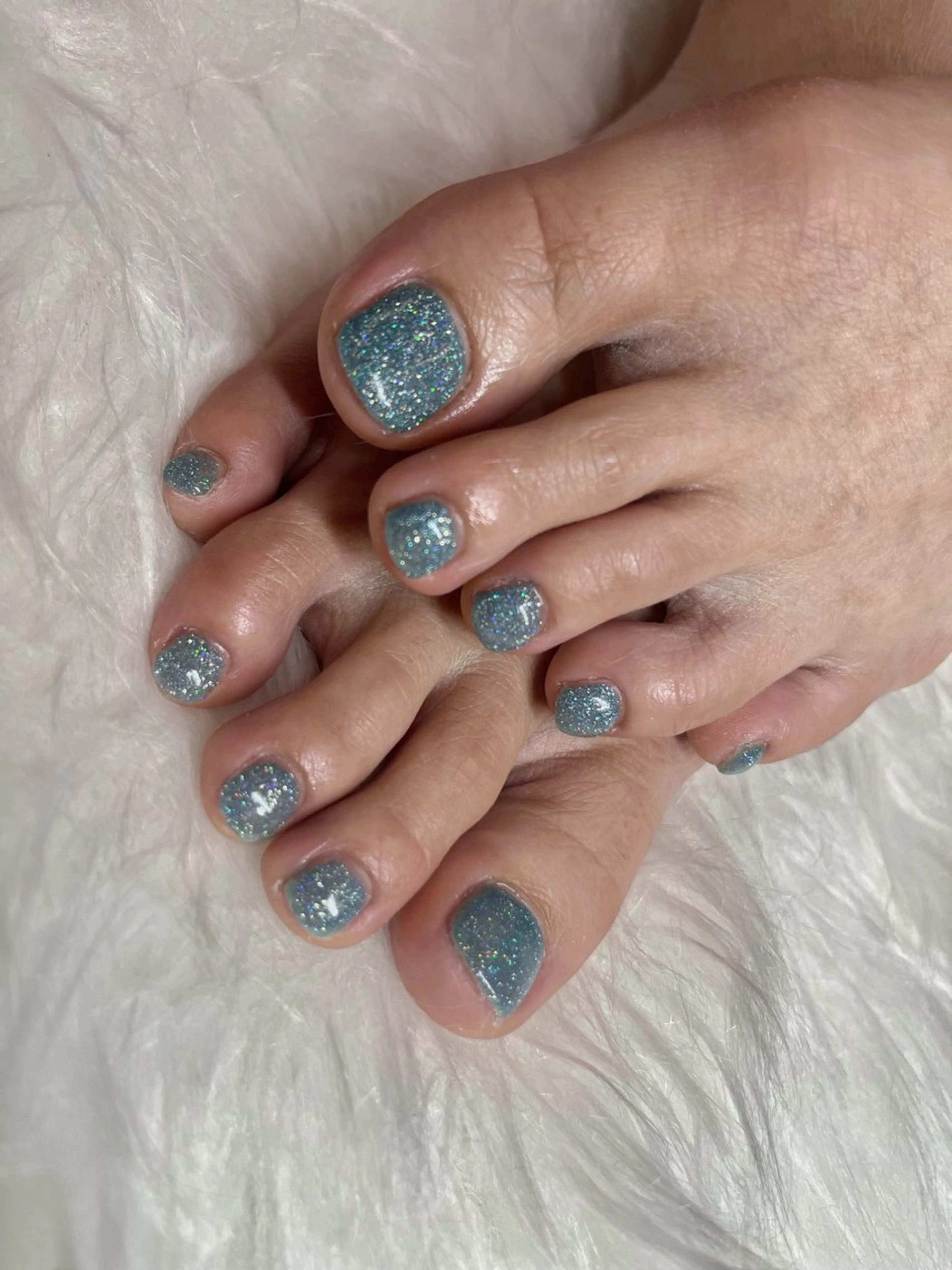 ショート NAIL SALON FLOR所属・キラキラネイル/ 韓国ネイルMAKIのネイルデザイン