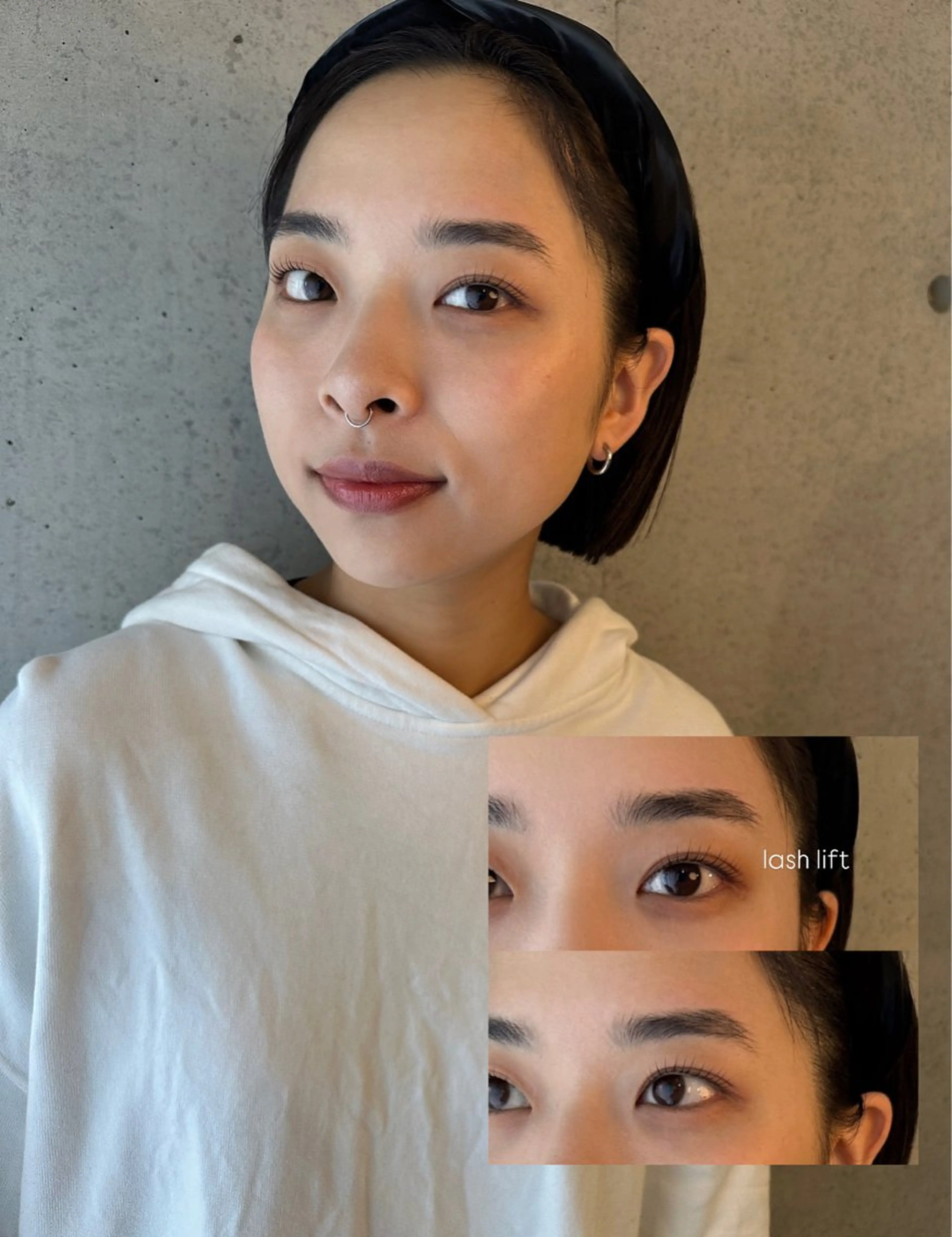 マツエク・マツパ 一重×まつ毛パーマ 石川 陽菜のマツエク・マツパデザイン