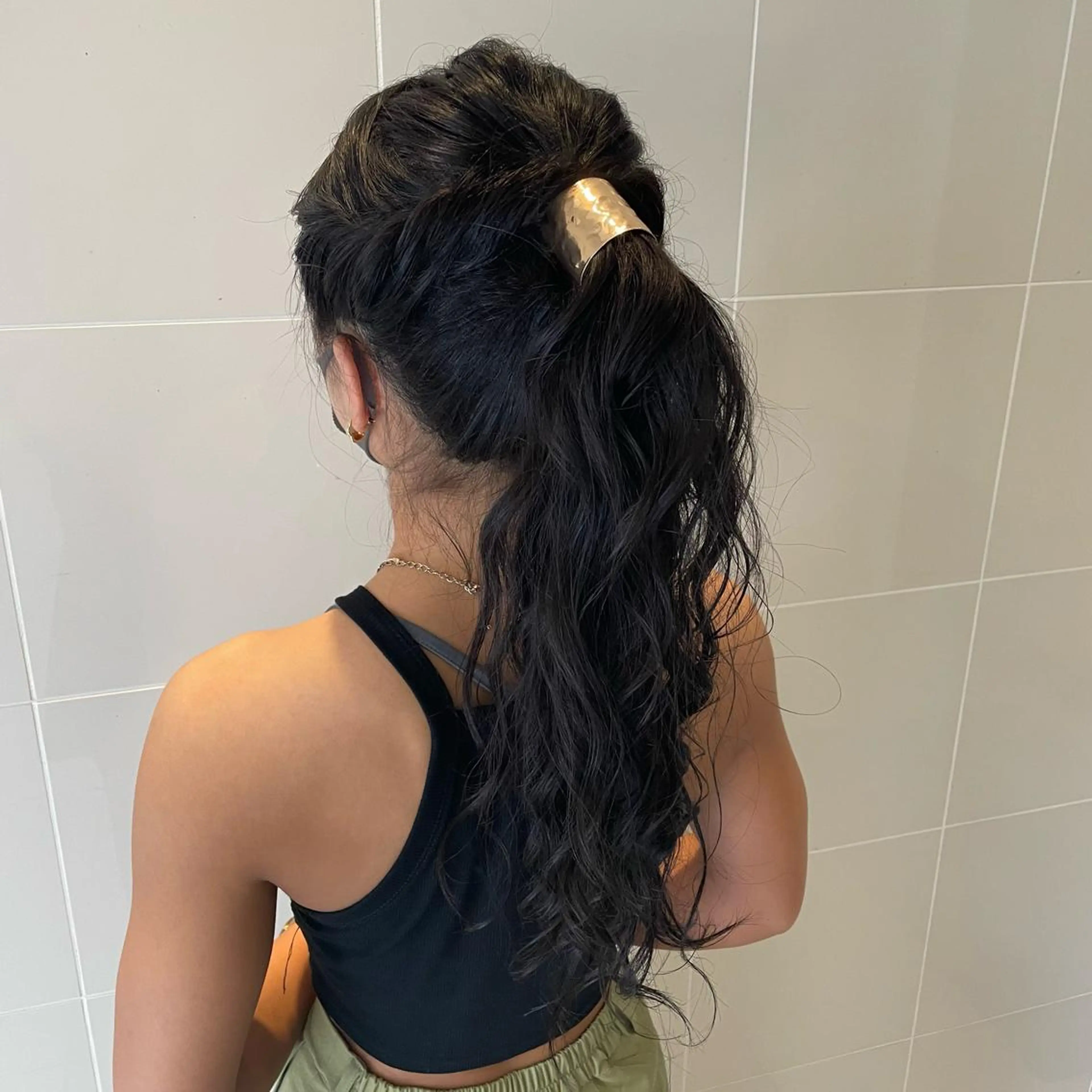 ロング ヘアアレンジ ポニーテール ヘアセット T Ayaのヘアスタイル