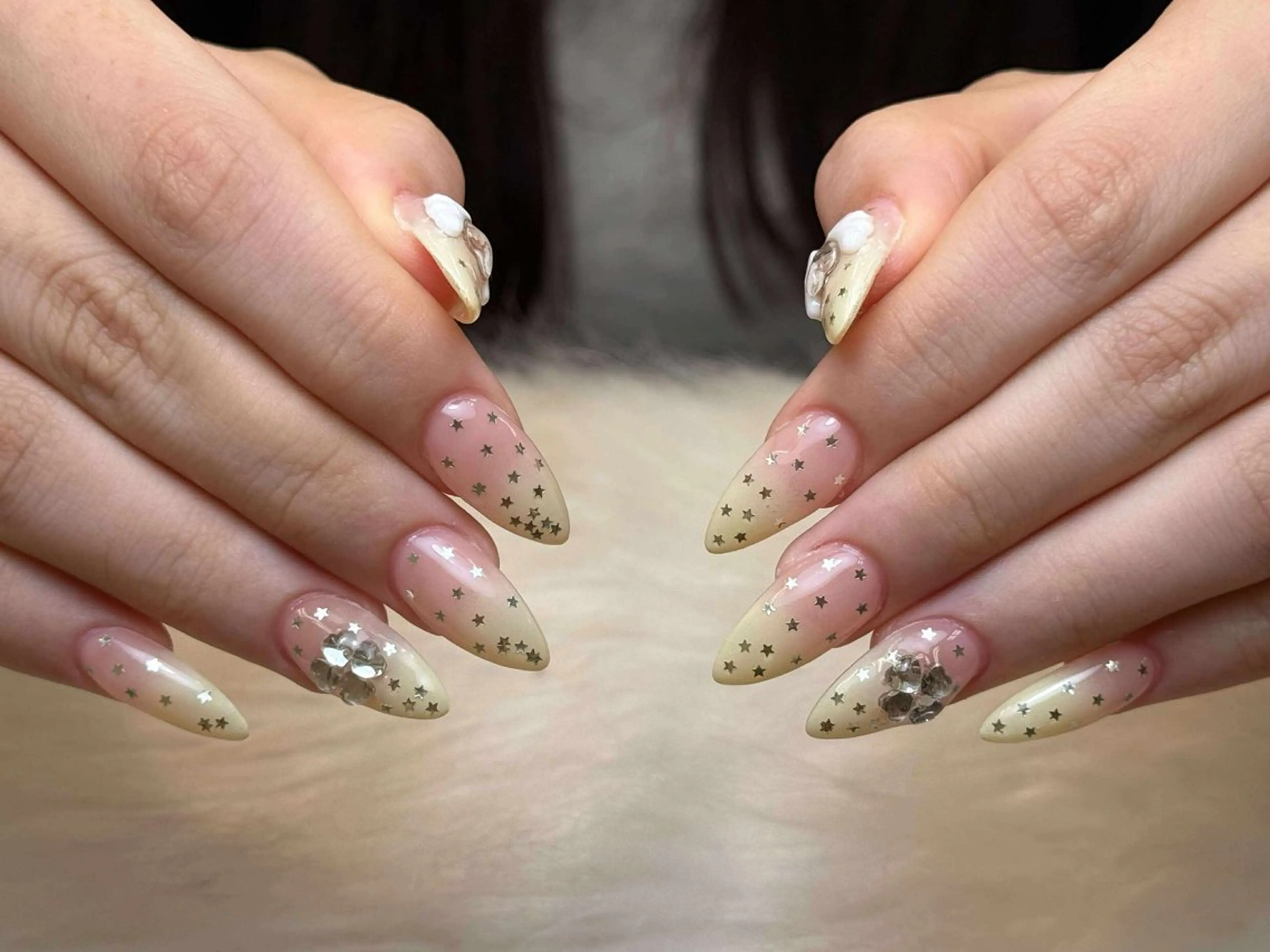 ネイル アートネイル フレンチネイル ジェルネイル ニュアンスネイル オフィスネイル ハンドネイル Jenn Nail Shinokuboのネイルデザイン