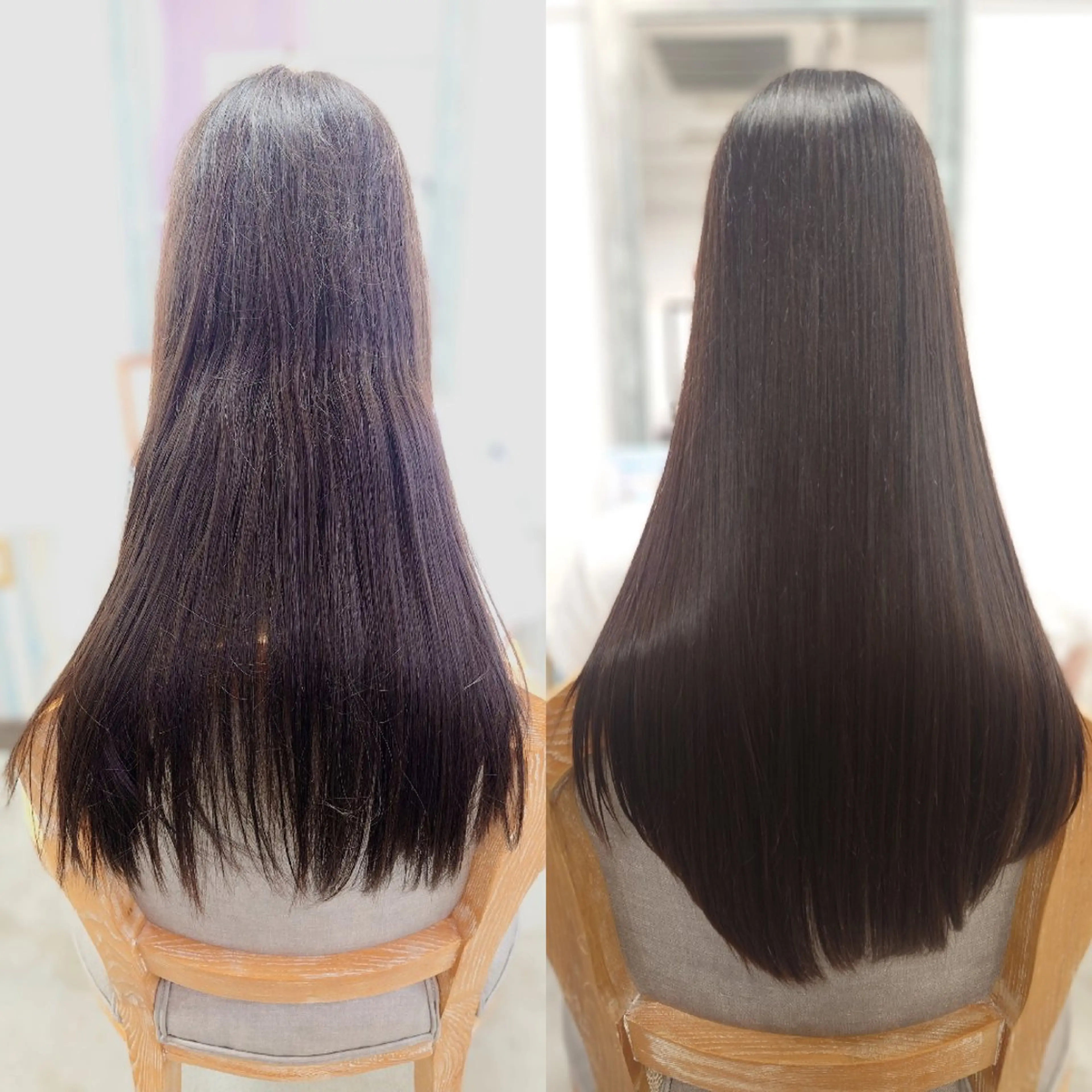 汗、湿気対策に!髪質改善ストレート🤗カット無✨ストレートメニューが初めての方もぜひお待ちしております‼️の写真