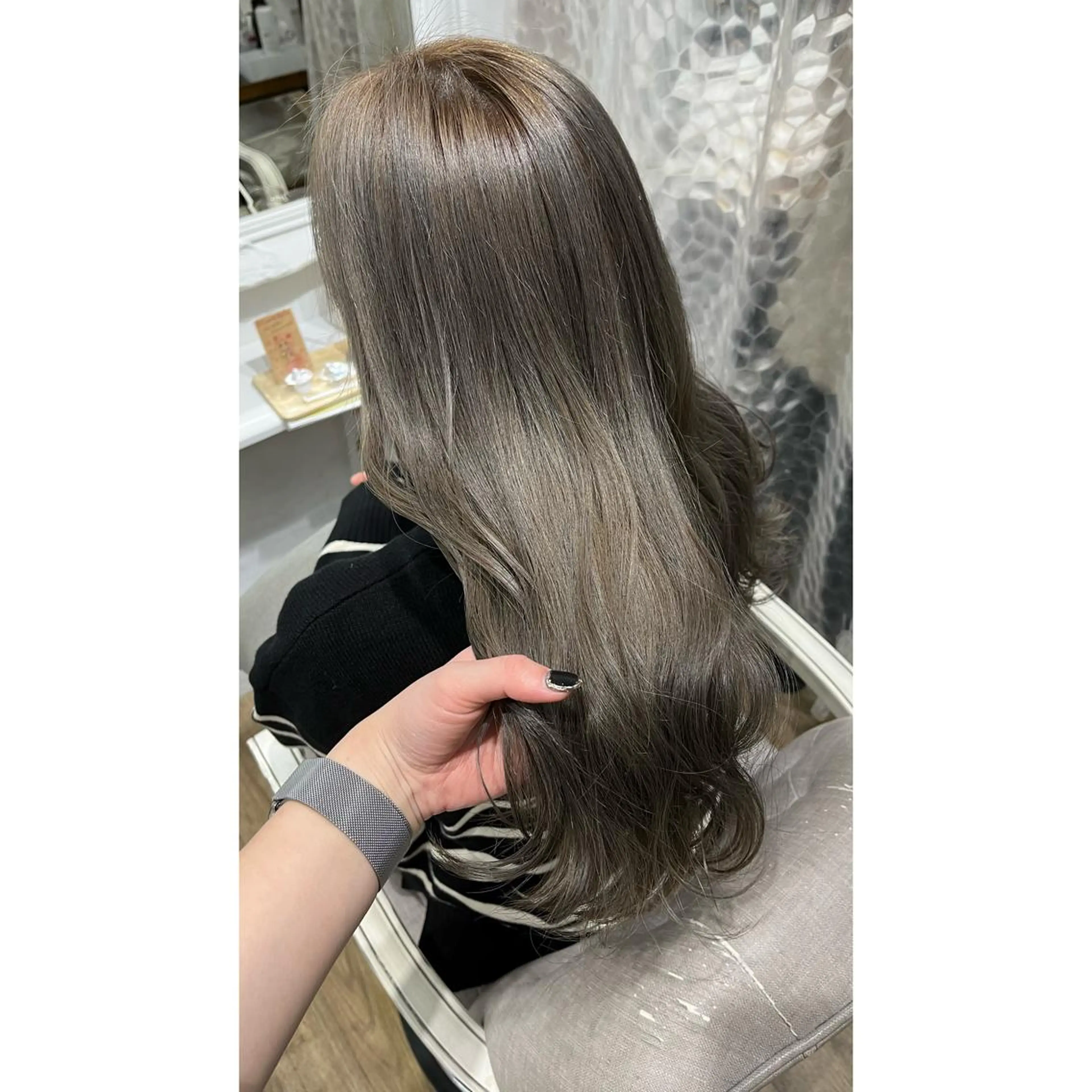 ロング カラー ヘアカラー トリートメント 梅田/髪質改善カラー ❄︎ mikiのヘアスタイル