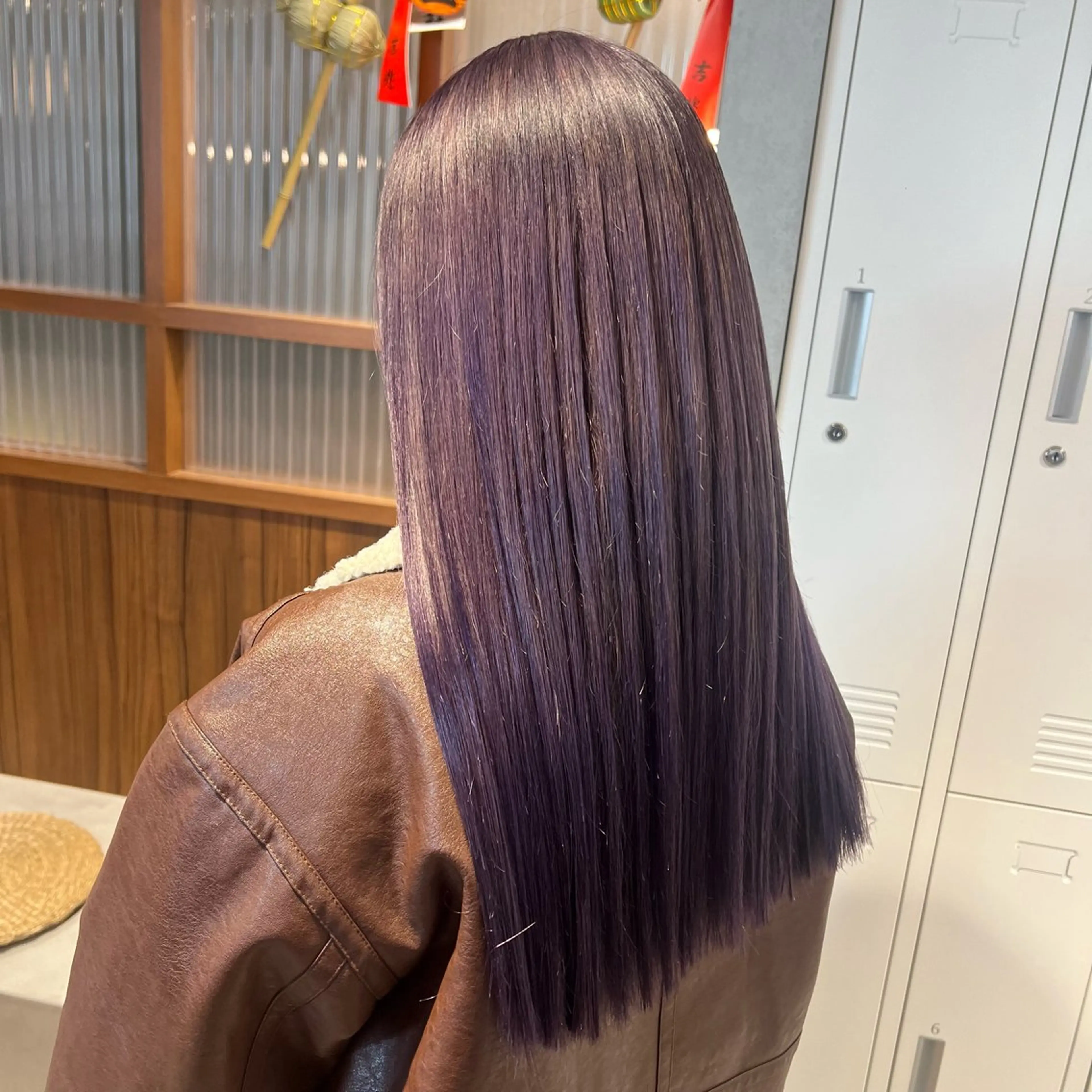 カラー ラベンダーカラー 🎀 夏秋🎀のヘアスタイル