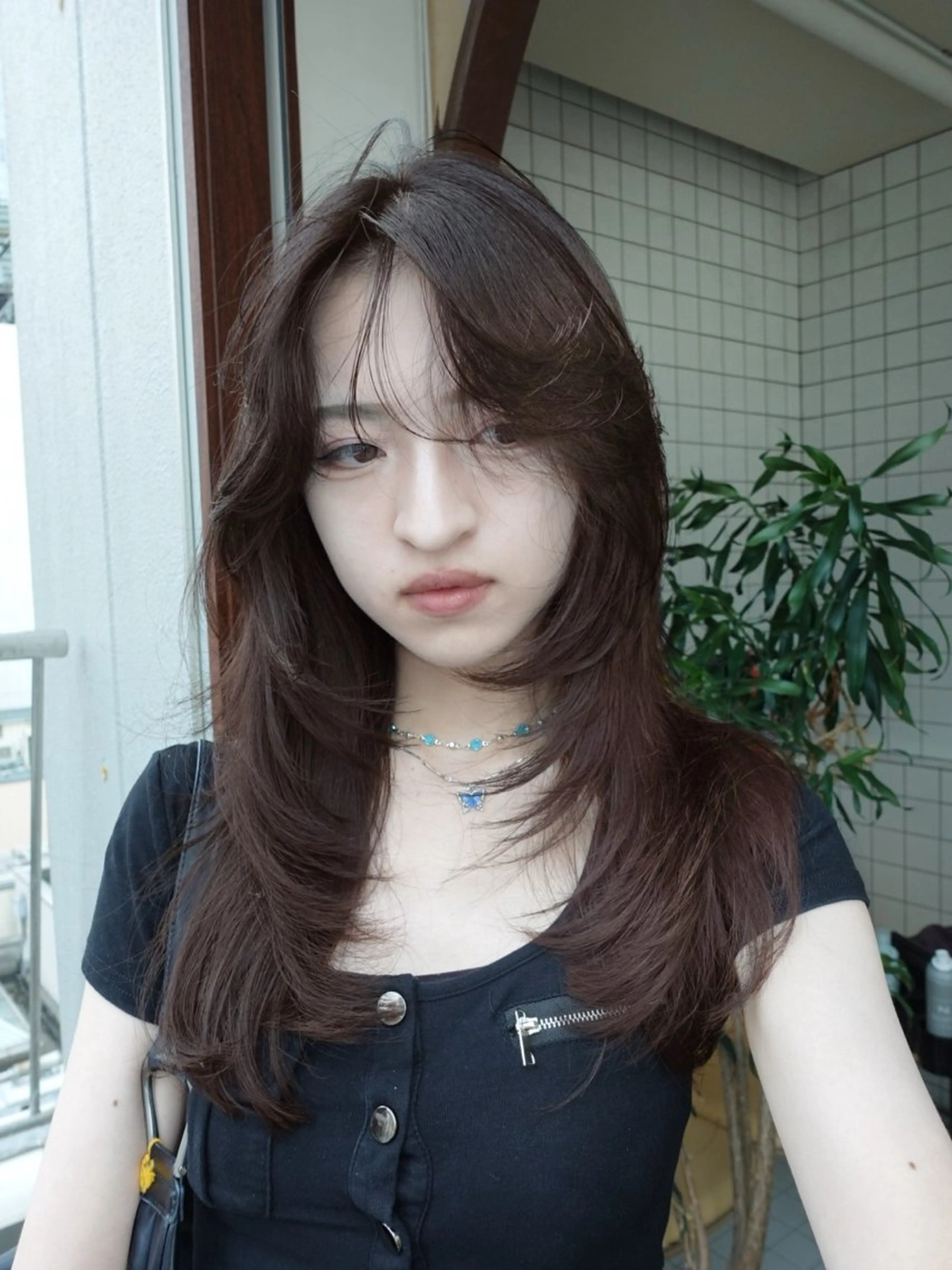 ミディアム カラー ブリーチ ブロンド ケアブリーチ 透明感カラー ダブルカラー カット ヘアカラー トリートメント ニュアンスレイヤー ハイトーンカラーのヘアスタイル