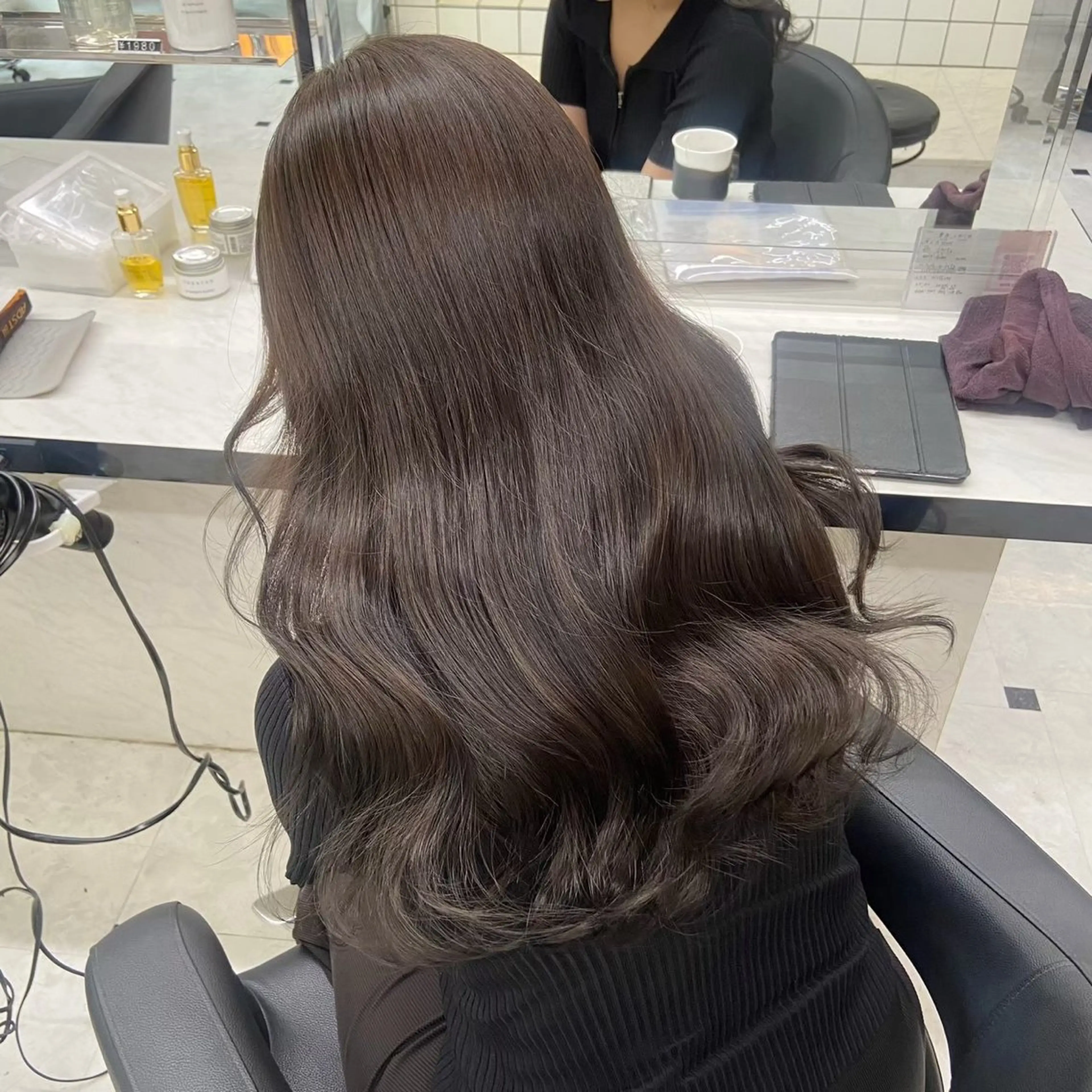 ロング カラー ヘアアレンジ ヘアカラー トリートメント 🎀 yuuka🎀のヘアスタイル