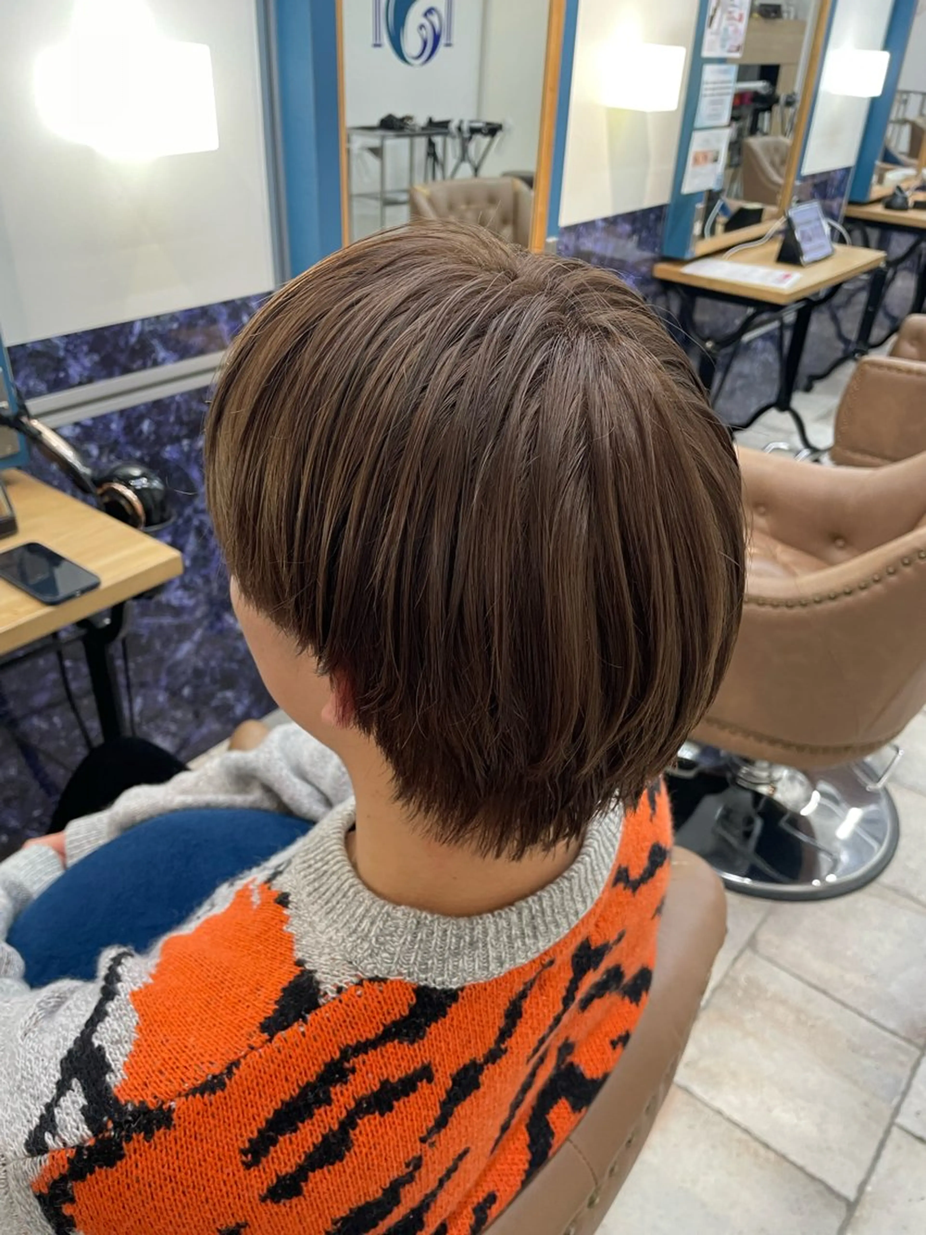 カラー メンズ ベージュカラー ミルクティーベージュ ヘアカラー トリートメント 🍒新家 さくら🍒のヘアスタイル