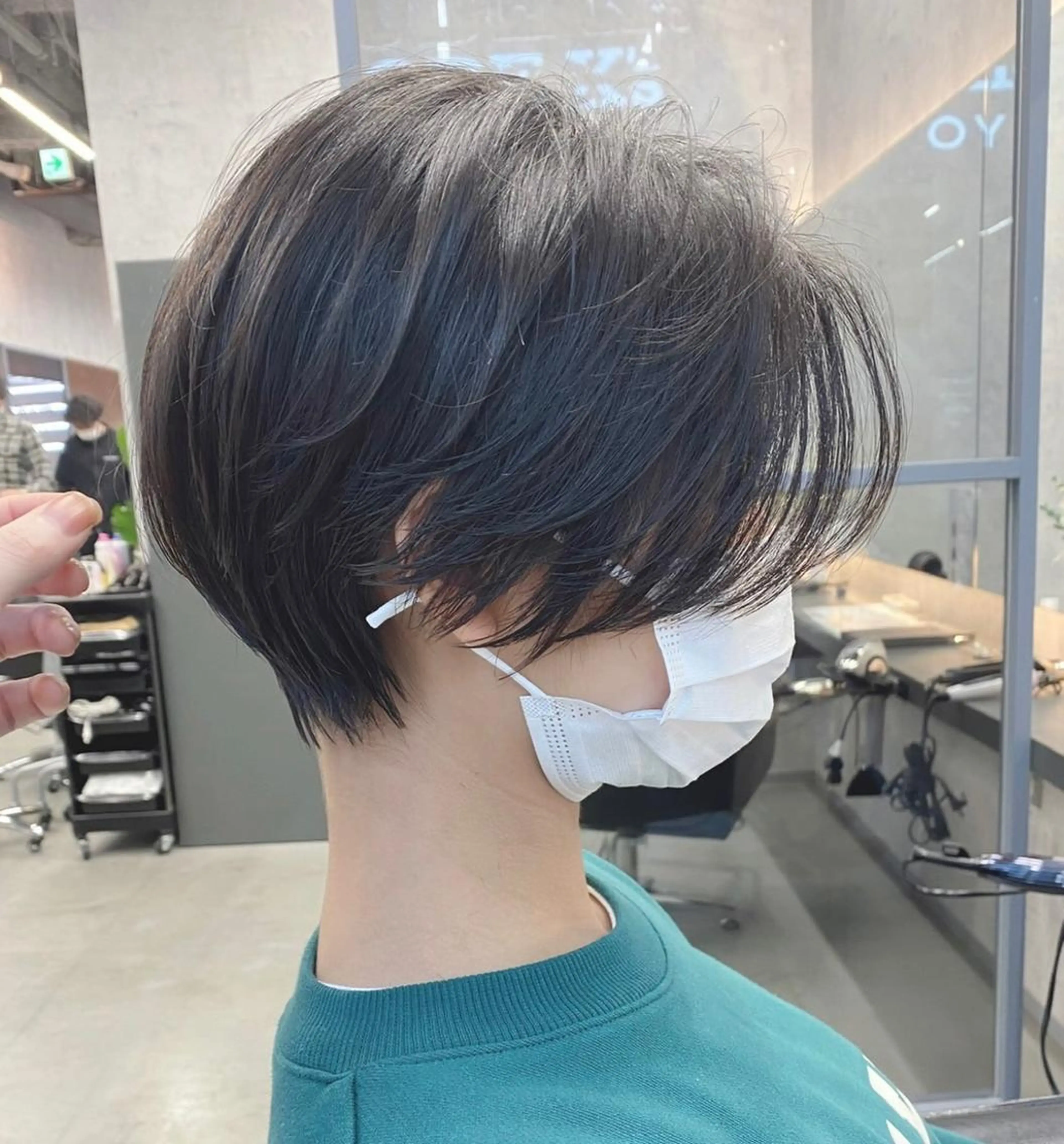 ショート カラー パーマ ヘアアレンジ 口コミ高評価👍✨ フチタミサオ🦋のヘアスタイル