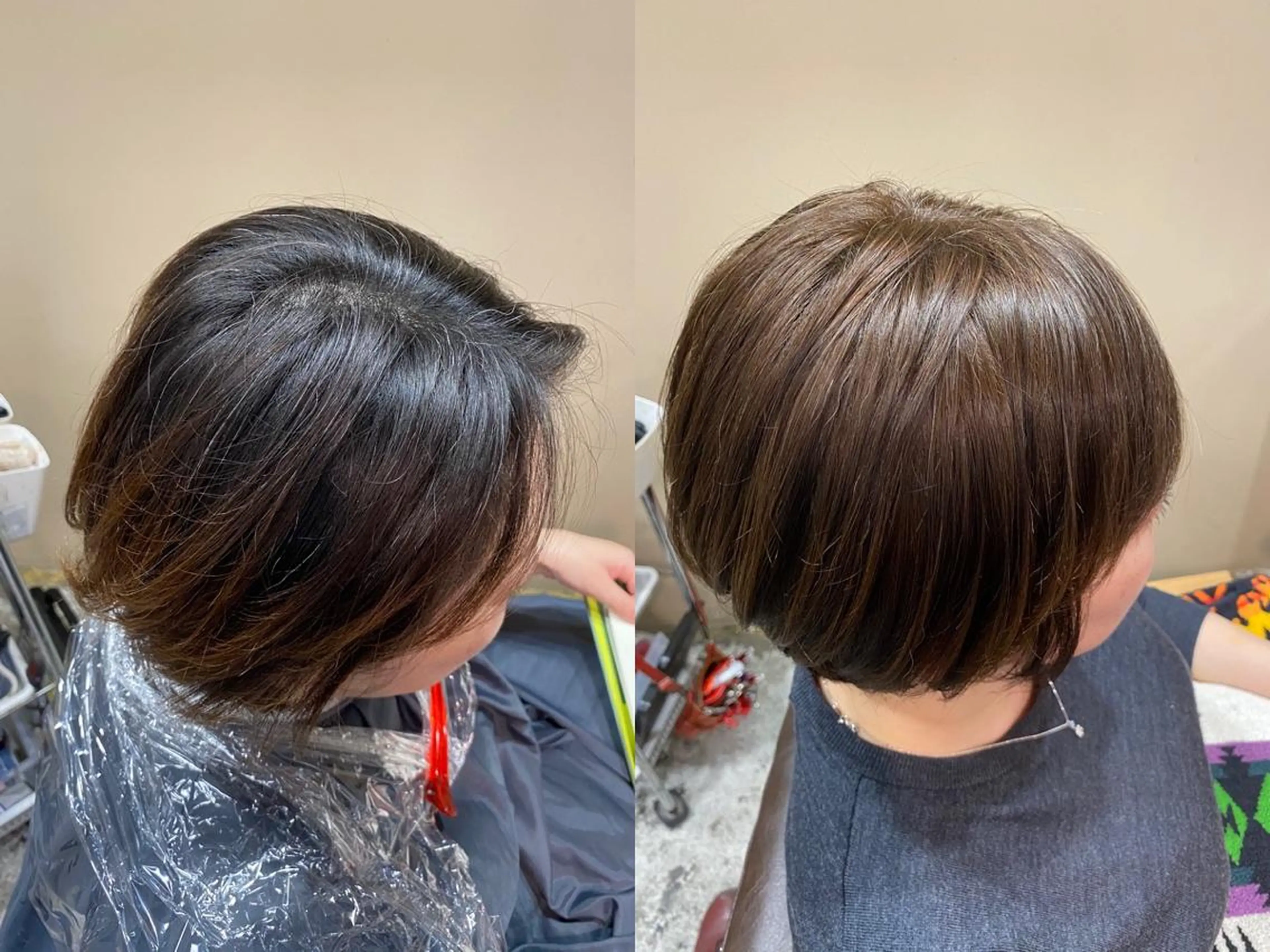 ショート カラー SALOWIN 神戸三宮店所属・【三宮/ブリーチ なしカラー】高田祐也のヘアスタイル