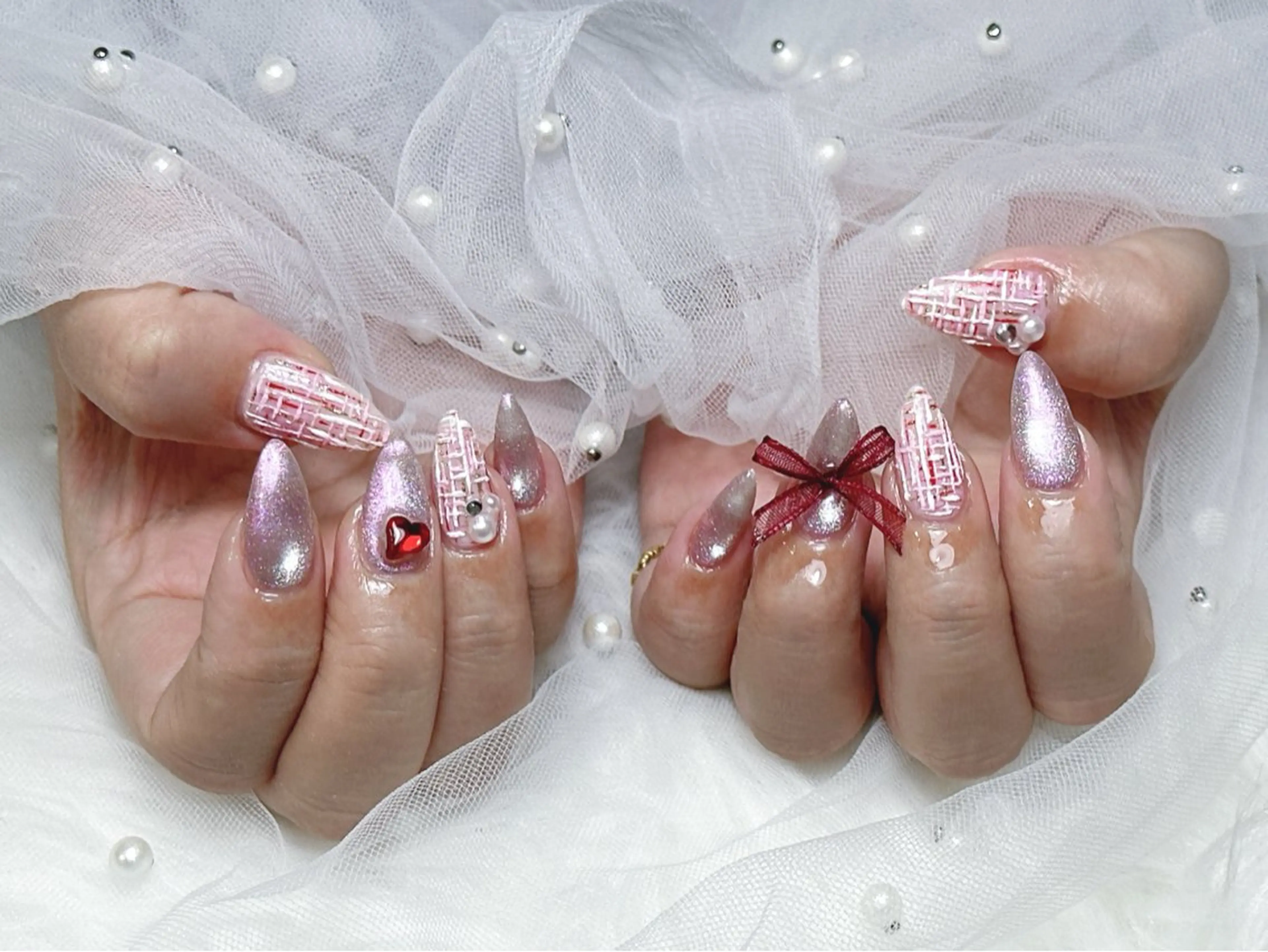 ネイル ハンドネイル 【Eclat ｴｸﾗ】nail＆beauty所属・Eclat〔ｴｸﾗ〕 MOEKA𝜗𝜚*のネイルデザイン