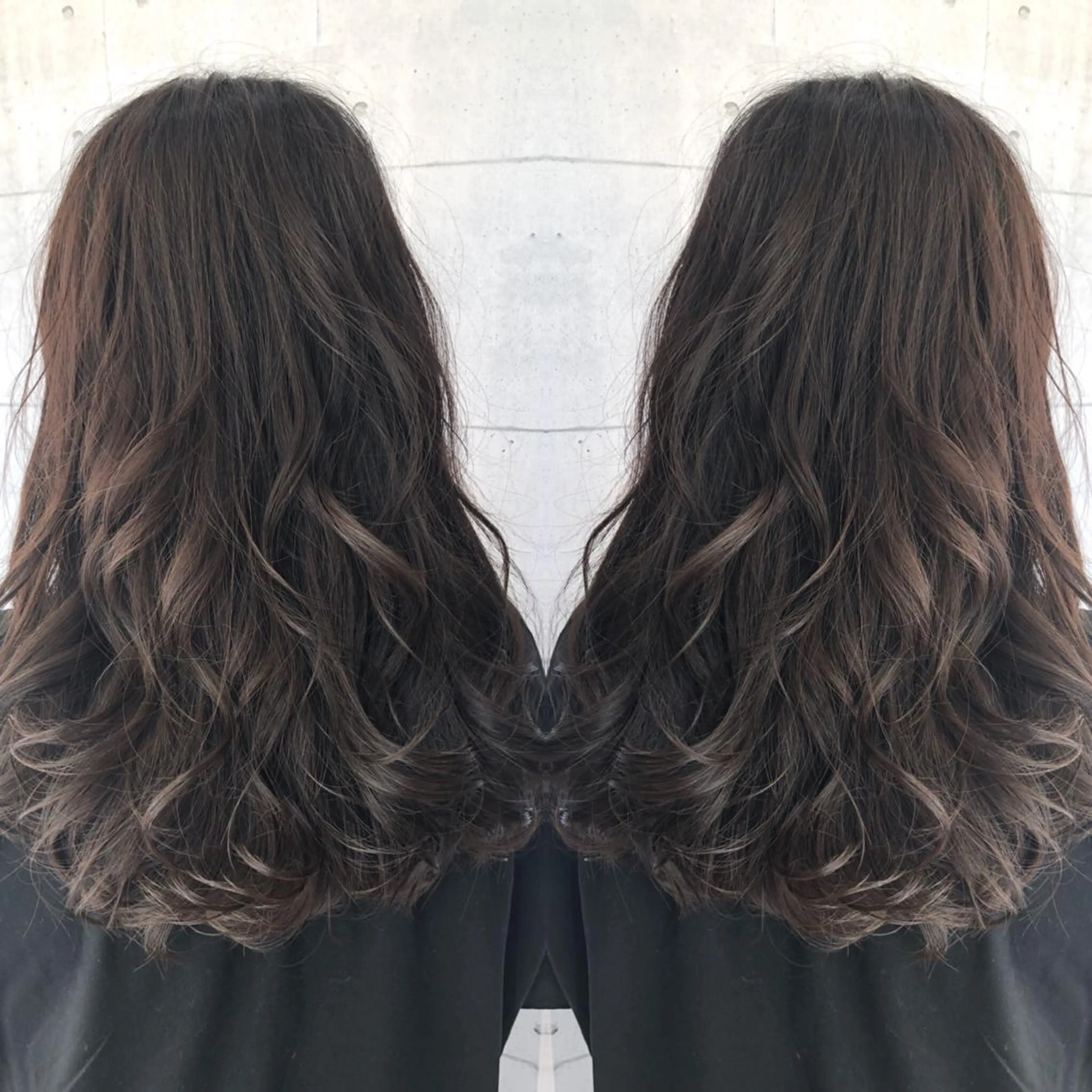 ロング カラー カット ヘアカラー 金沢 広美のヘアスタイル