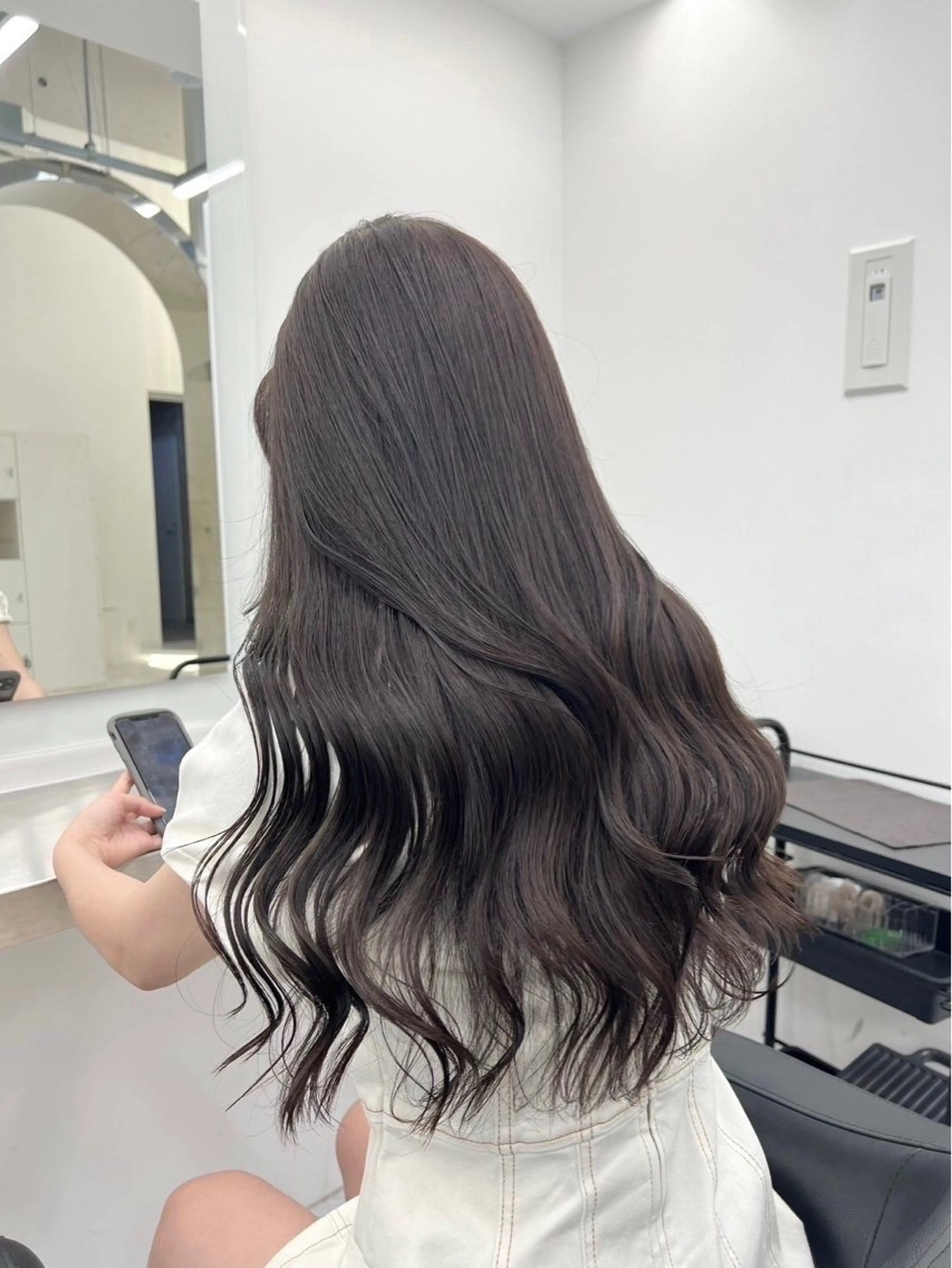 カラー ヘアカラー 韓国ヘア 🫧sawako🫧のヘアスタイル