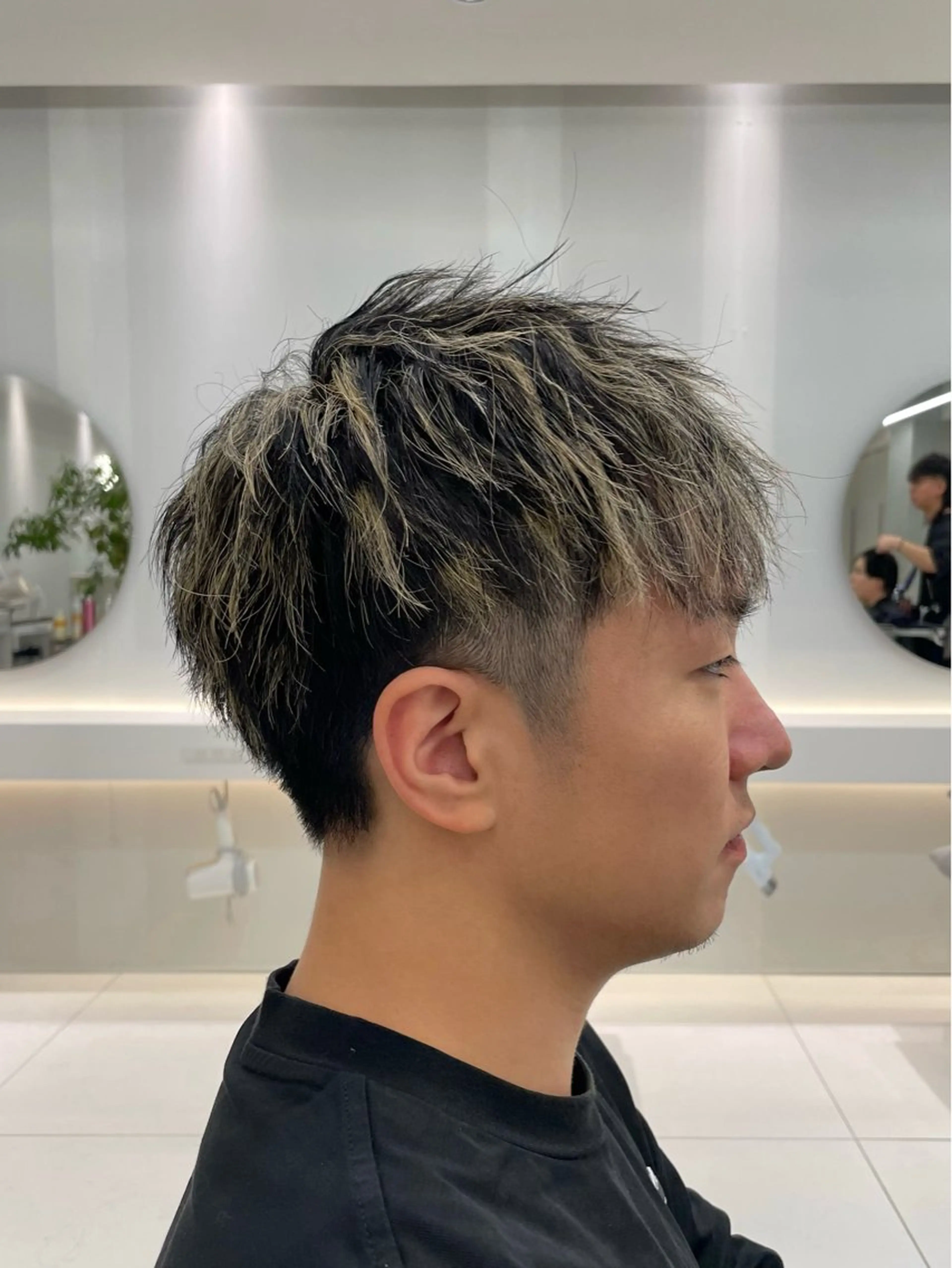 メンズ カット ヘアセット メンズスタイル 🇰🇷パーマのヘアスタイル