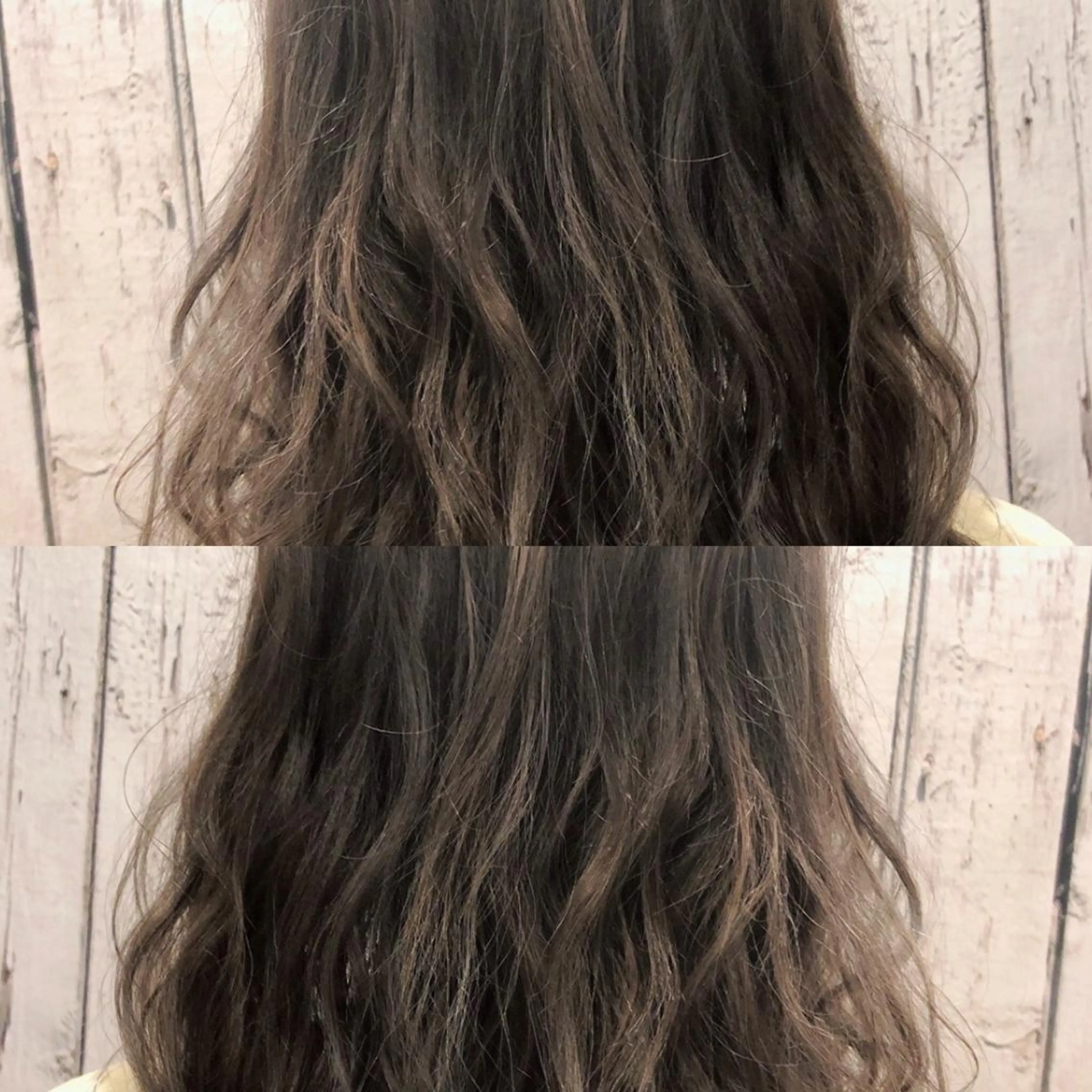 ロング カラー ヘアアレンジ ベージュカラー ハイライトカラー ハイライト 美容室sand 横浜のヘアスタイル