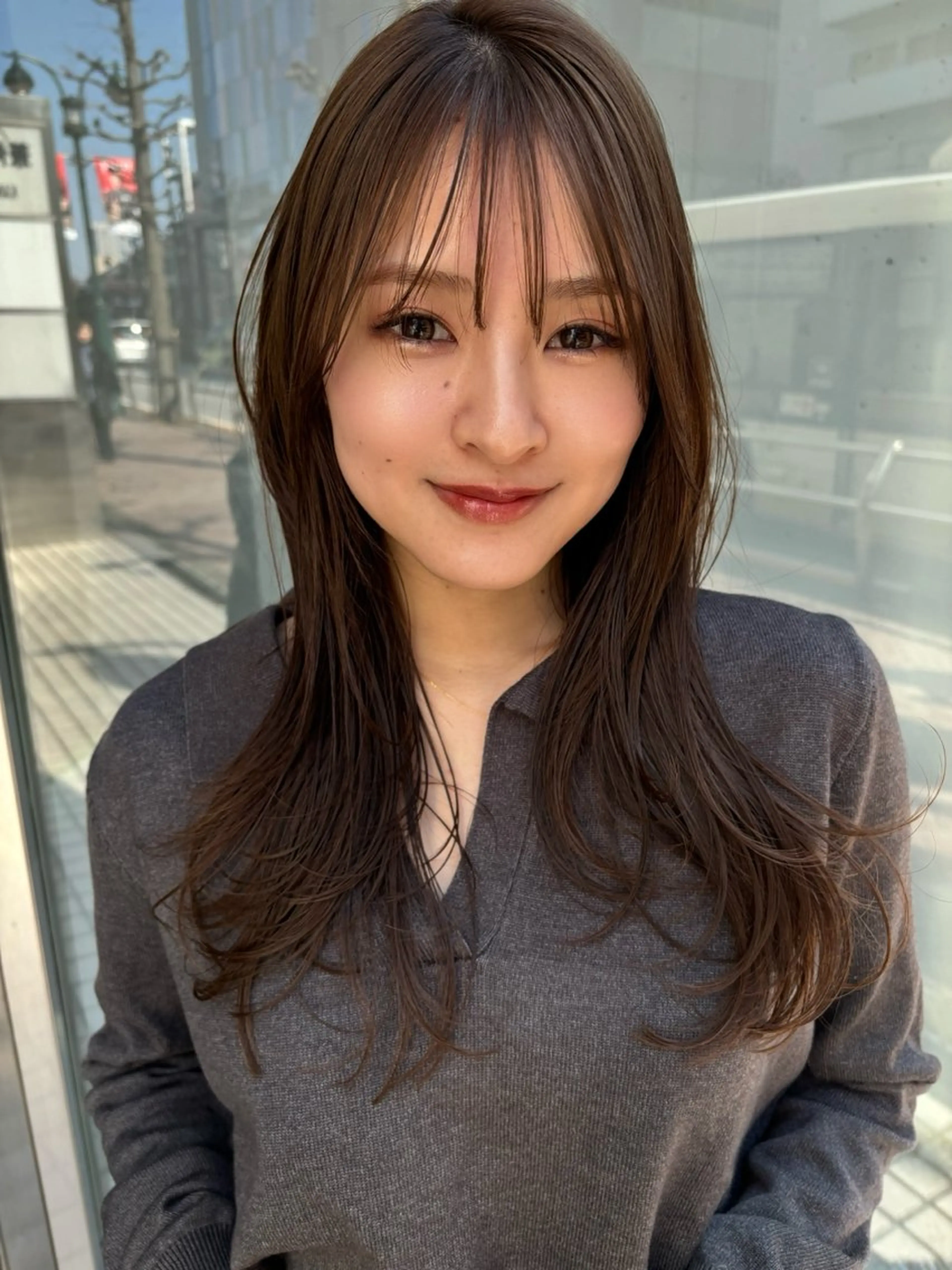 ロング カット MION✂️ 似合わせカットのヘアスタイル